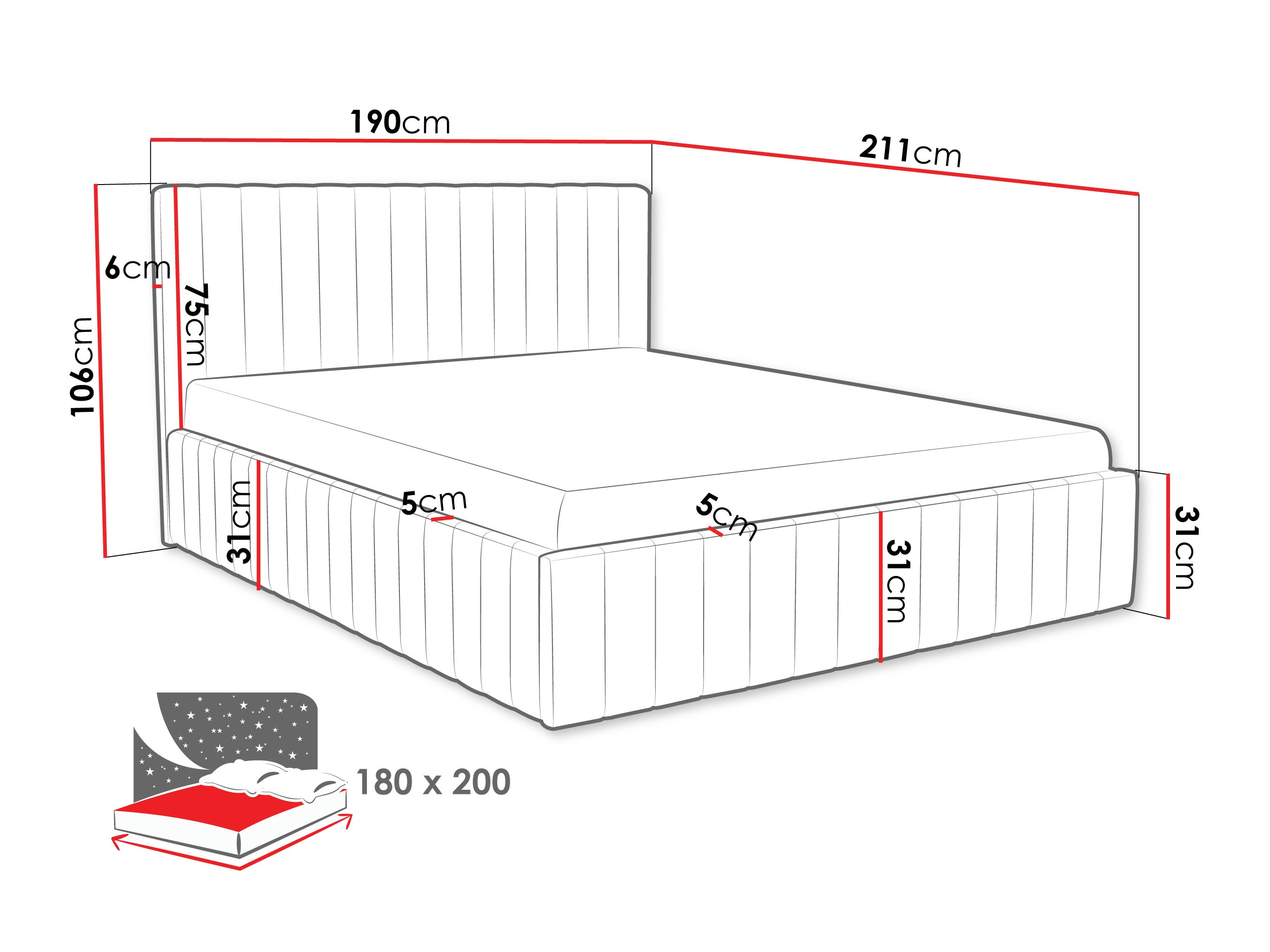 Bed Baltimore 202 (Fresh 33)