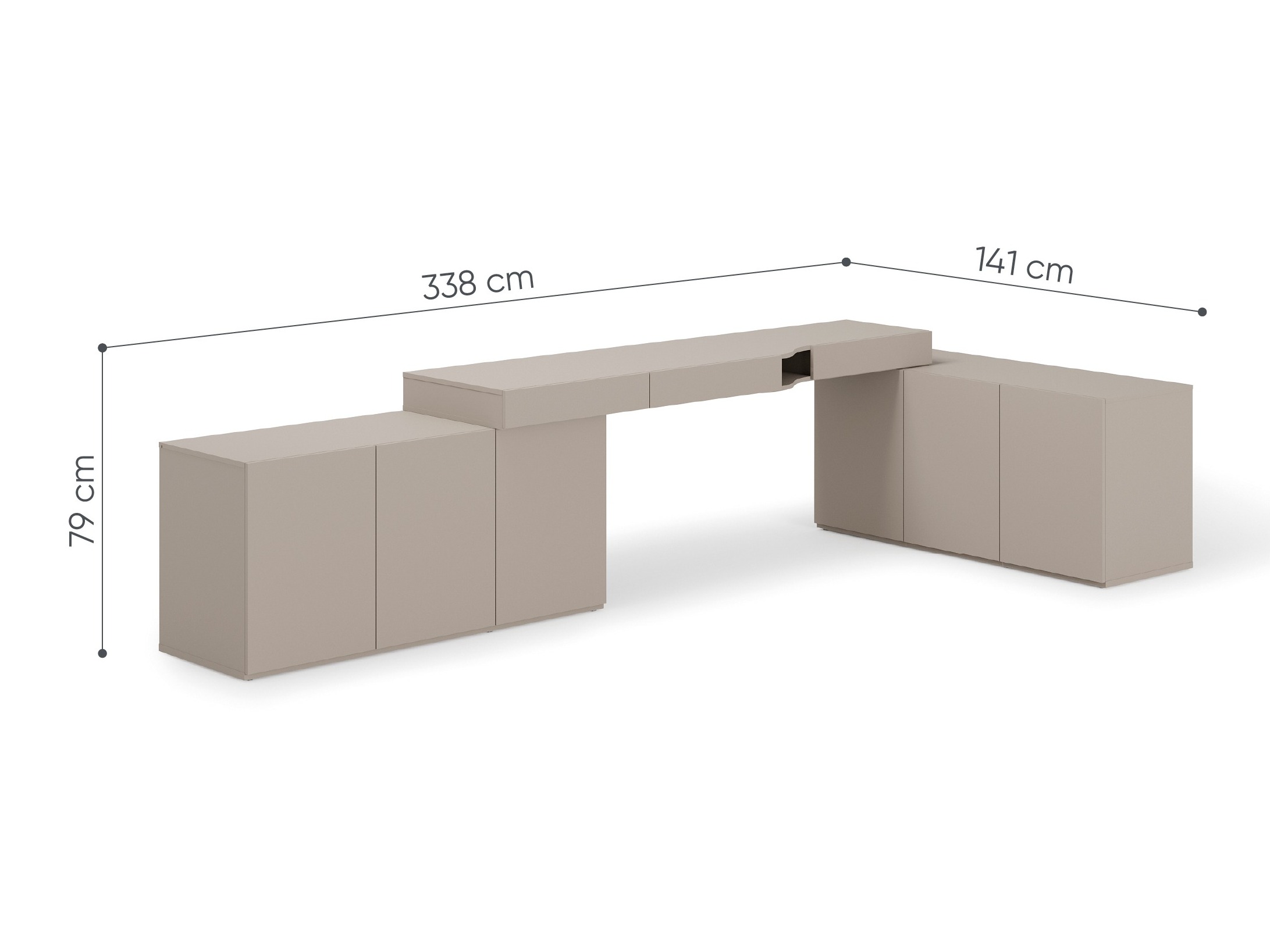 Hoekbureau Evareve 115 (Links)