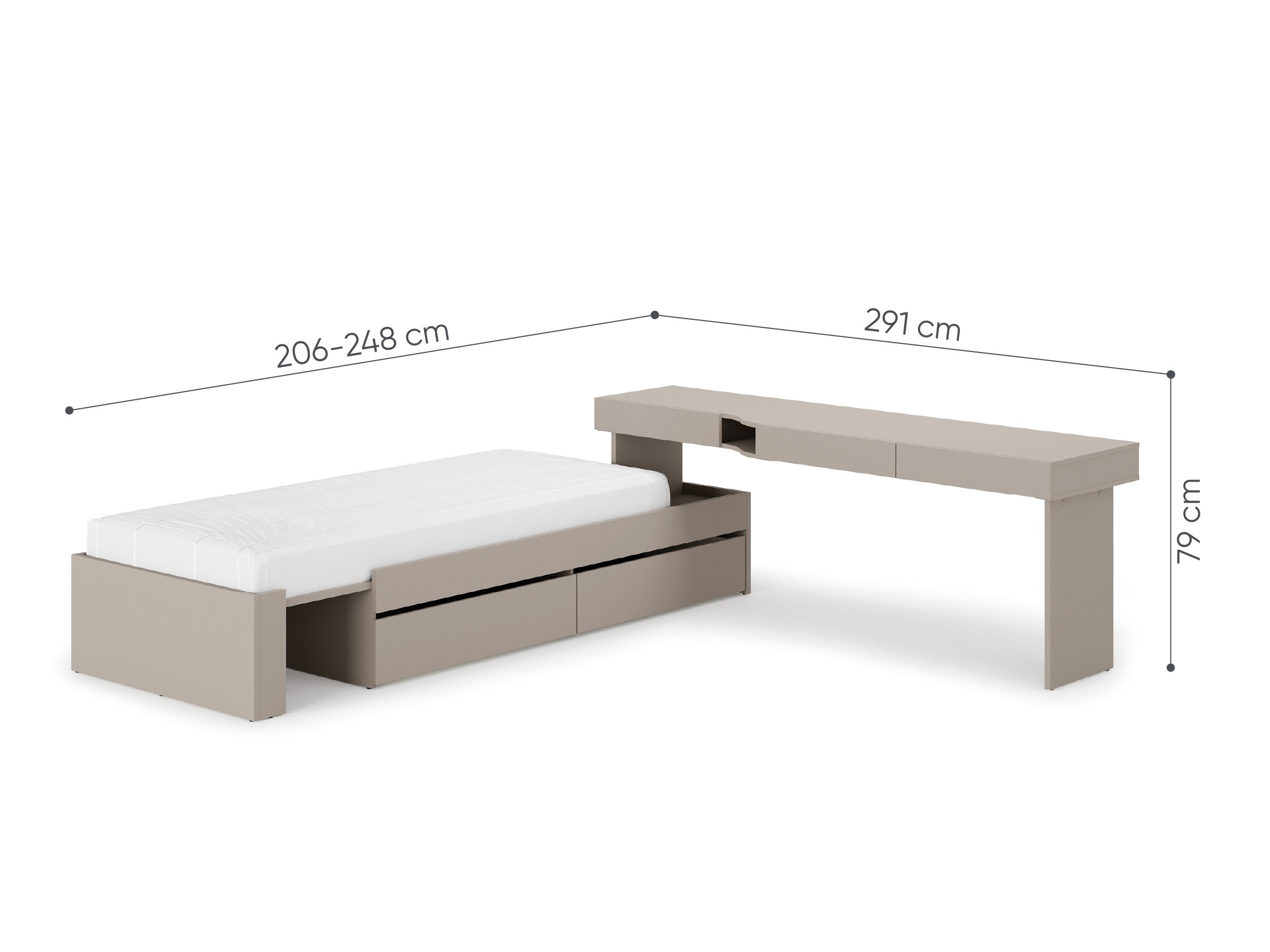 Meubelset Evareve 117 (Rechts)