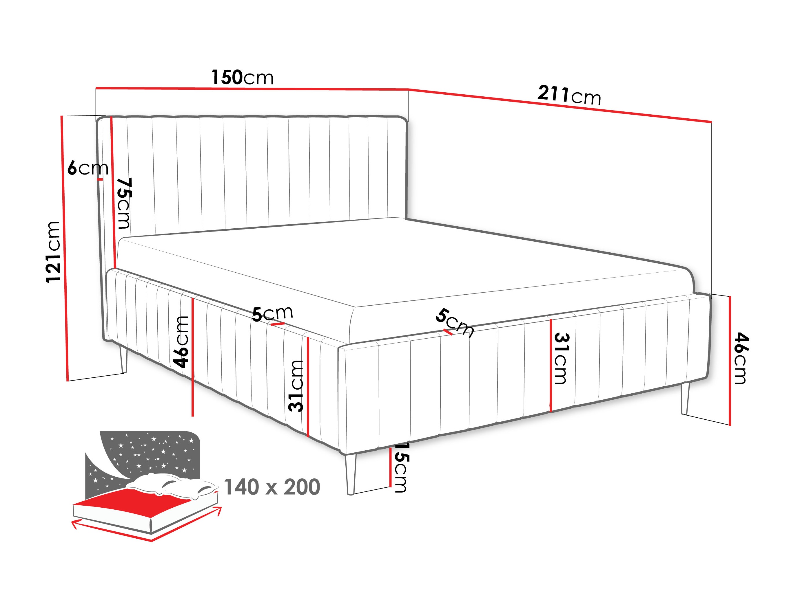Bed Baltimore 203 (Fresh 11)