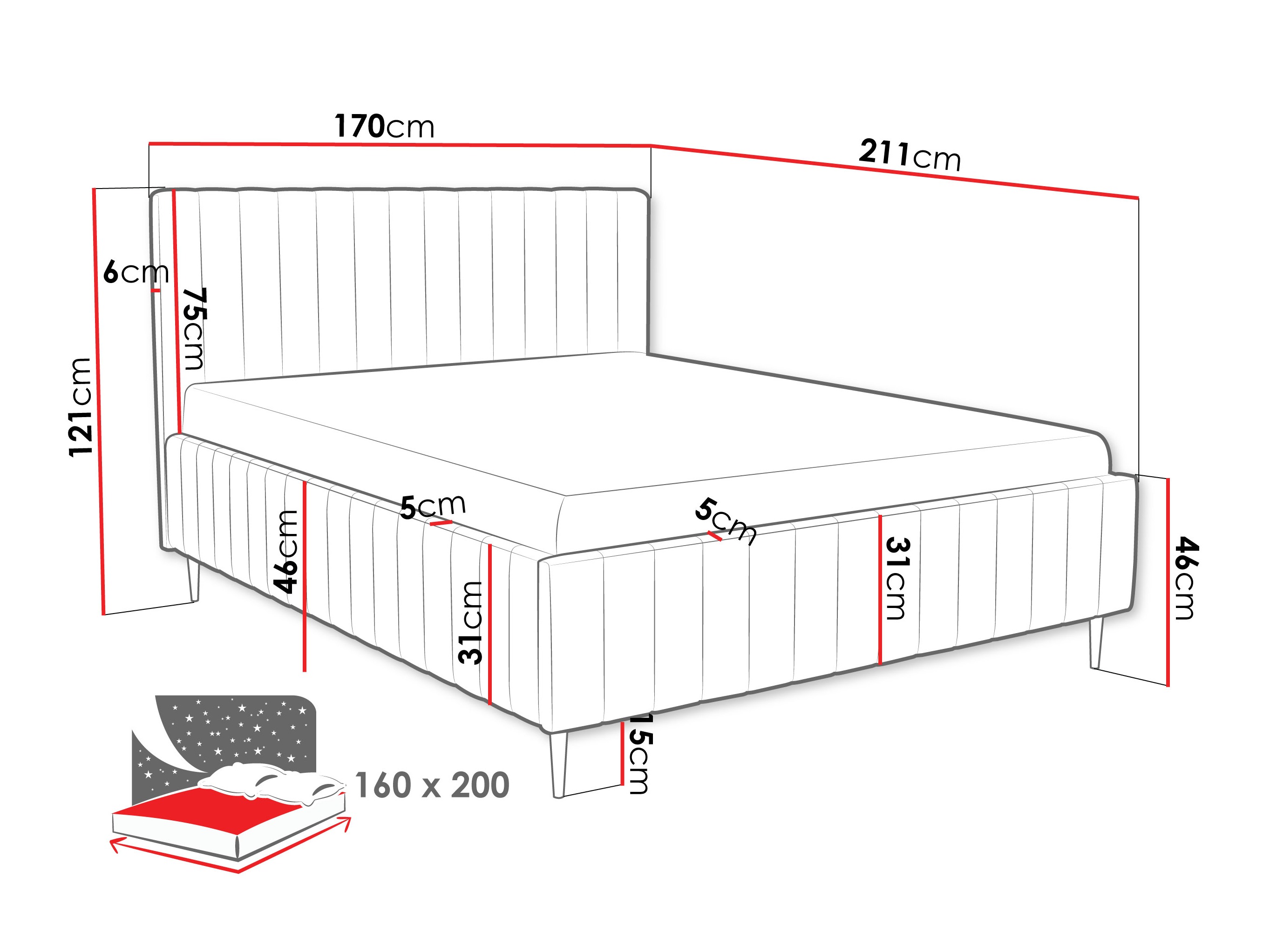Bed Baltimore 203 (Fresh 11)