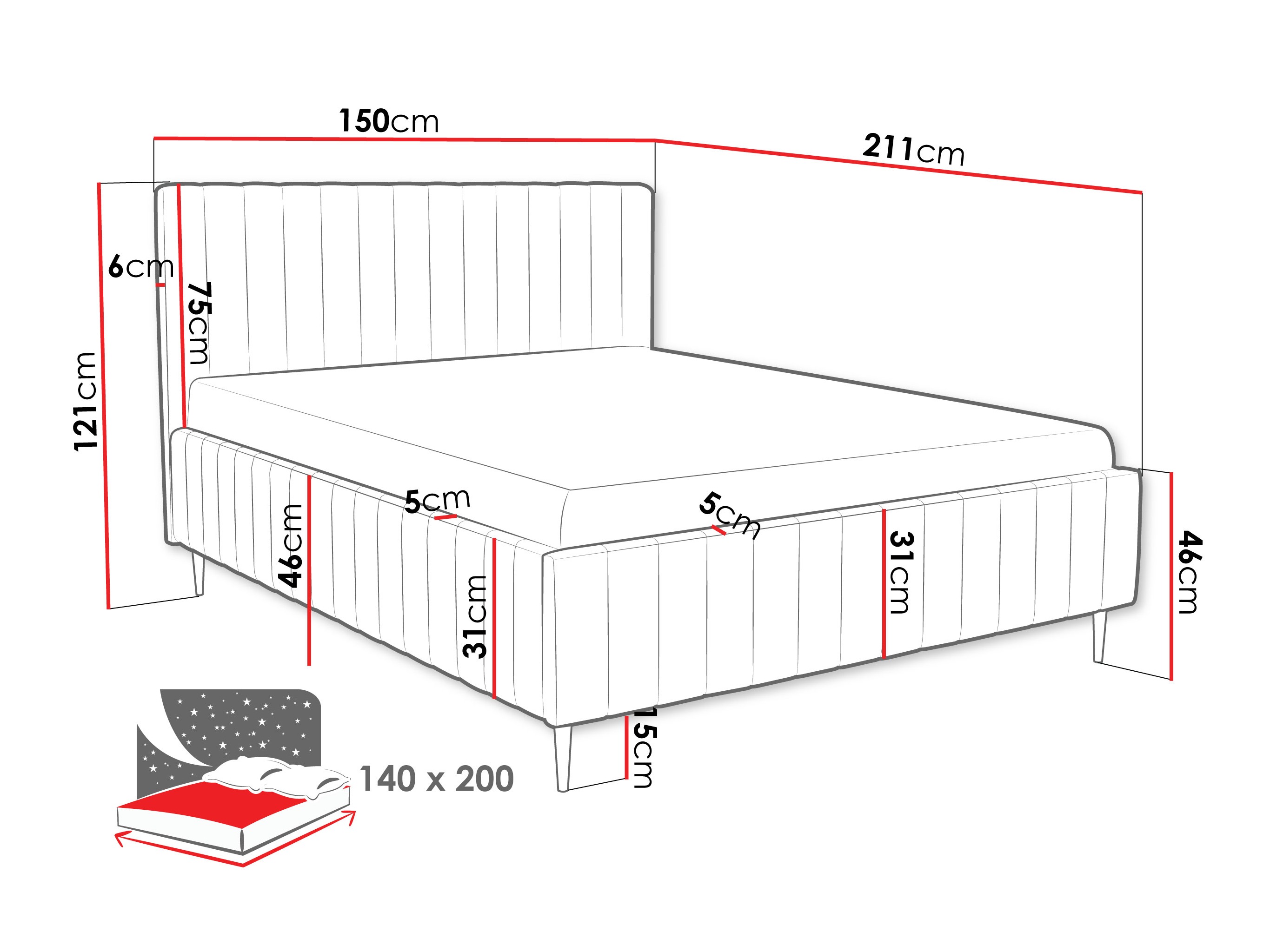 Bed Baltimore 203 (Fresh 1)