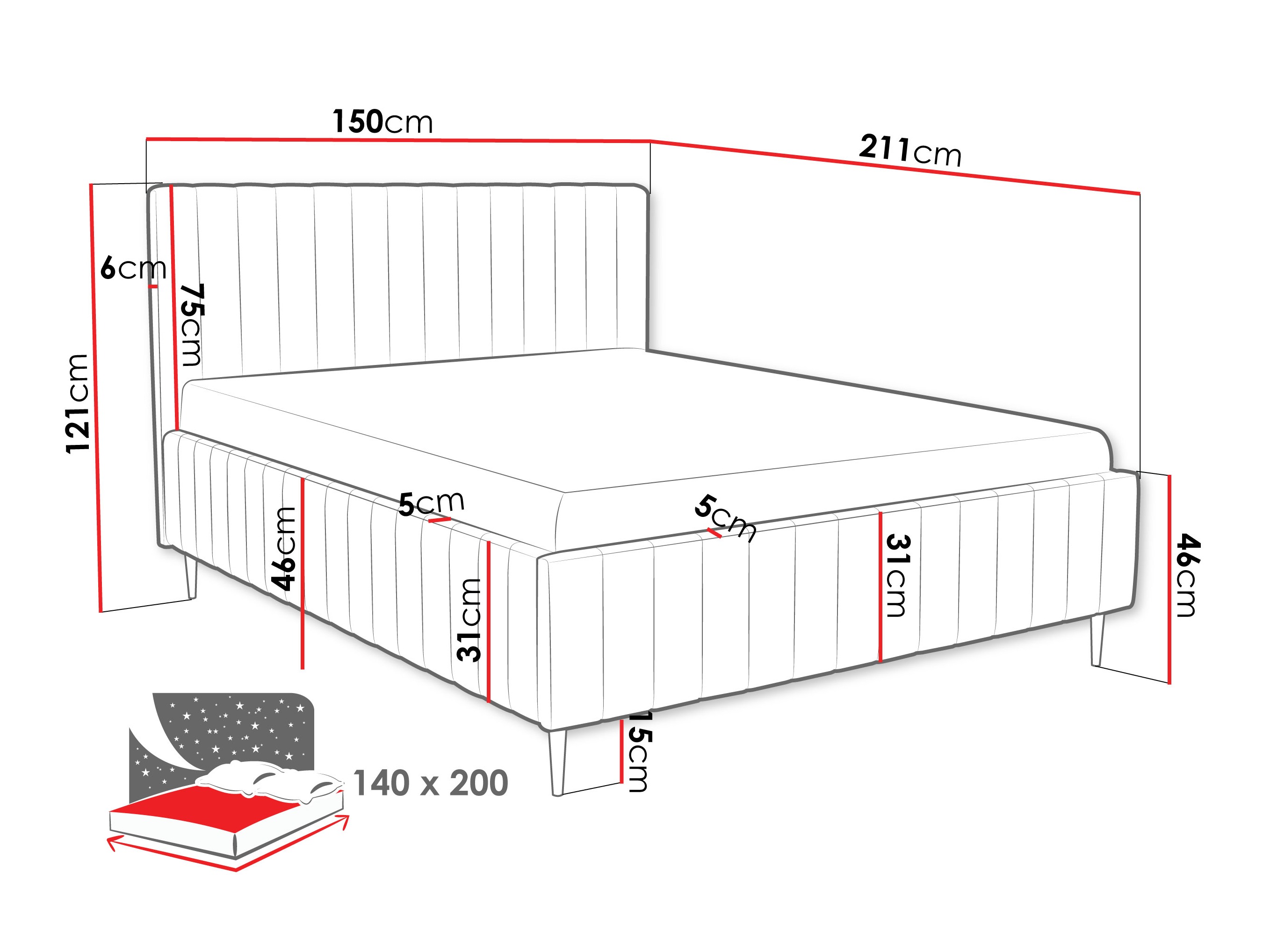 Bed Baltimore 203 (Fresh 33)