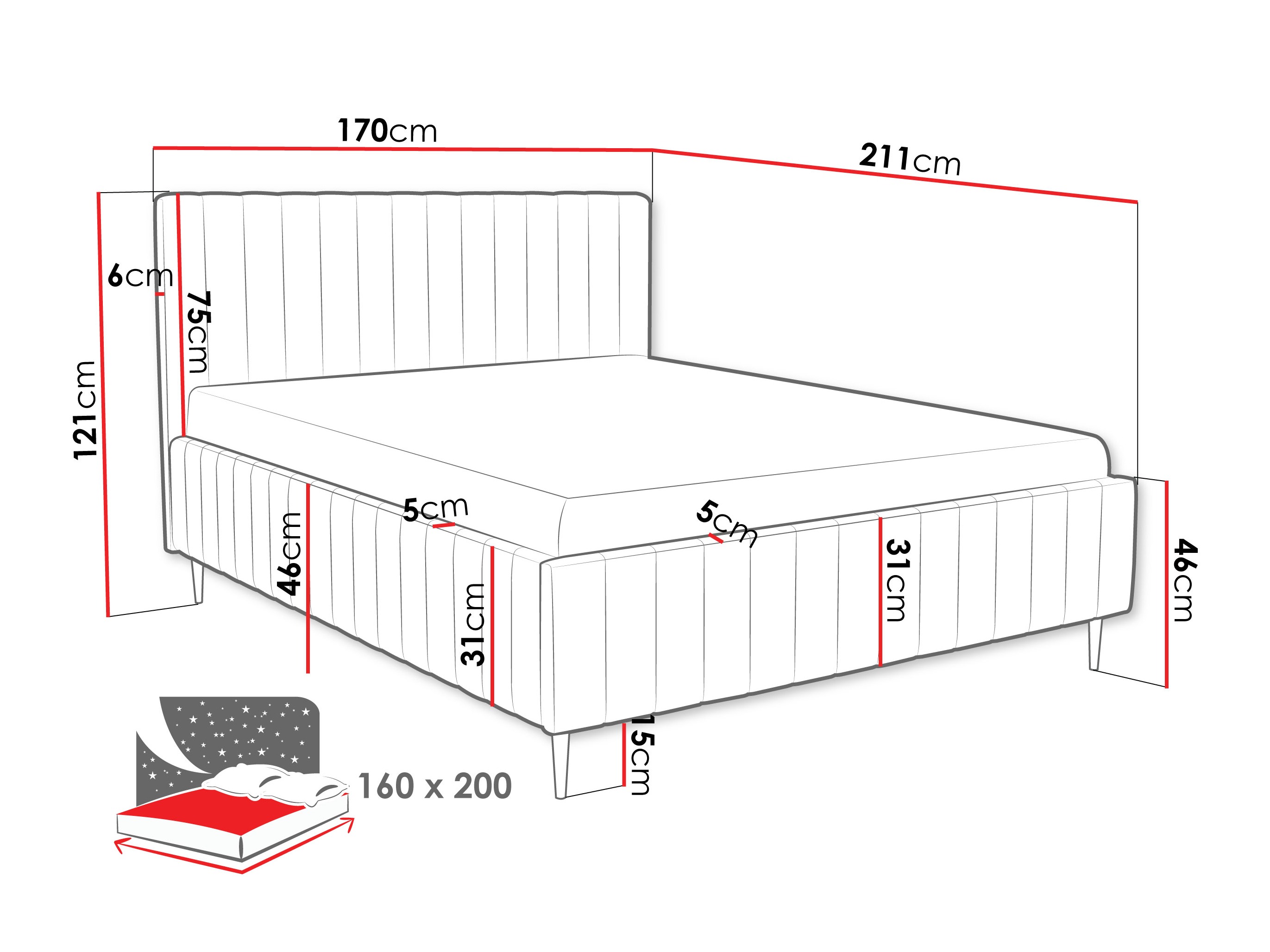 Bed Baltimore 203 (Fresh 33)