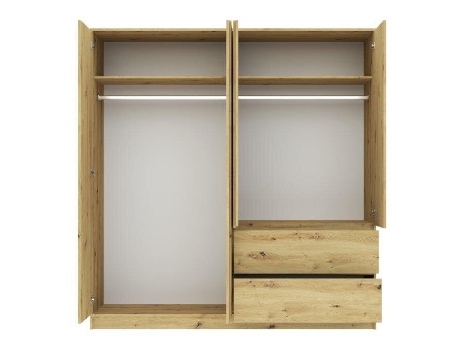 Kledingkast Mervese 104 (Artisan eiken)