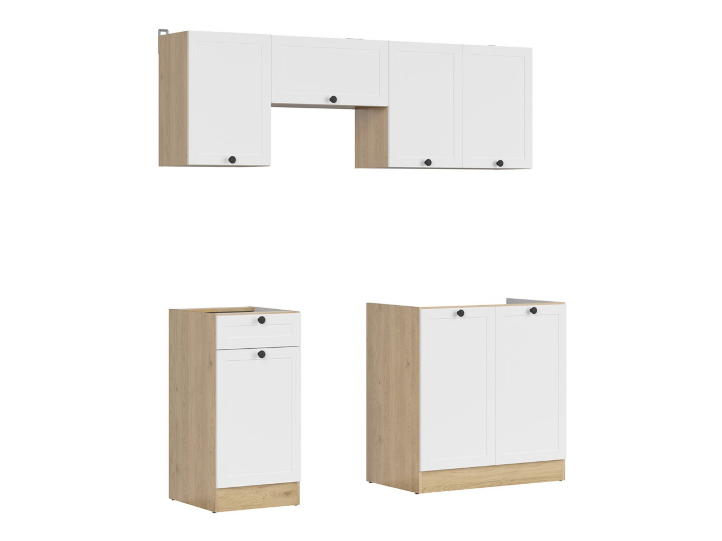 Modulaire keukenset Classic White Oak 117