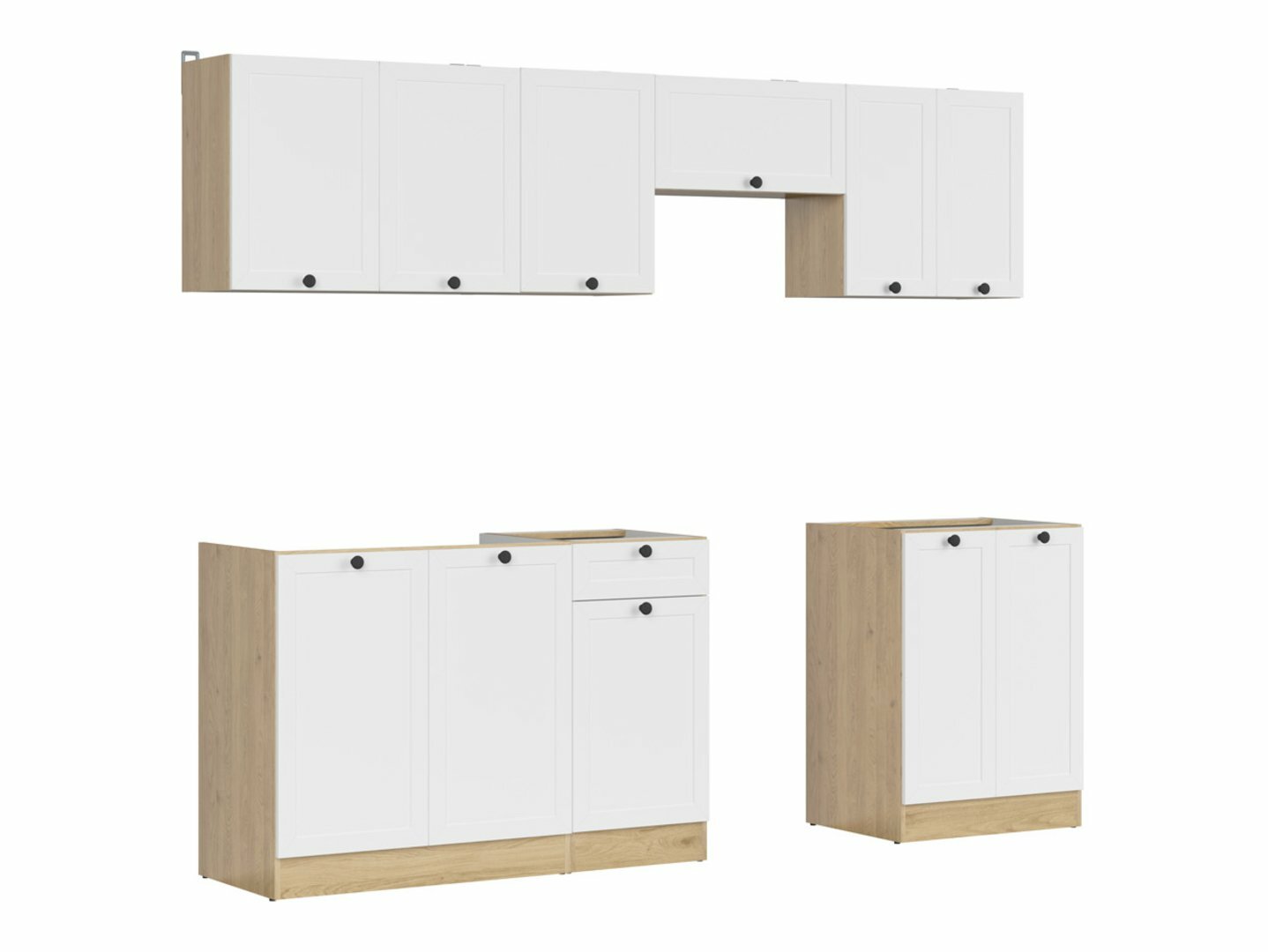 Modulaire keukenset Classic White Oak 118