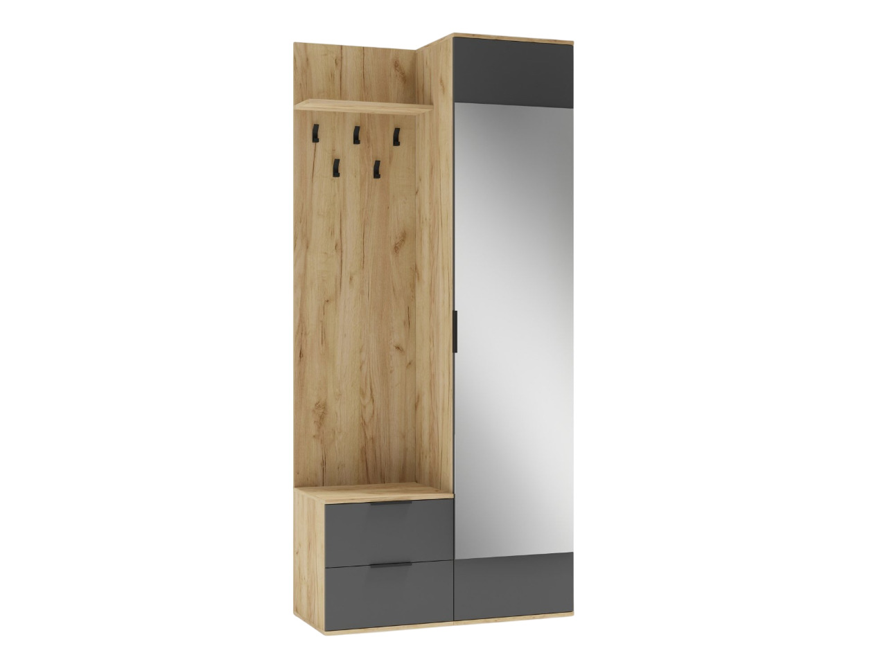 Gangmeubelset Houston 2004 (Antraciet + Gouden eik)