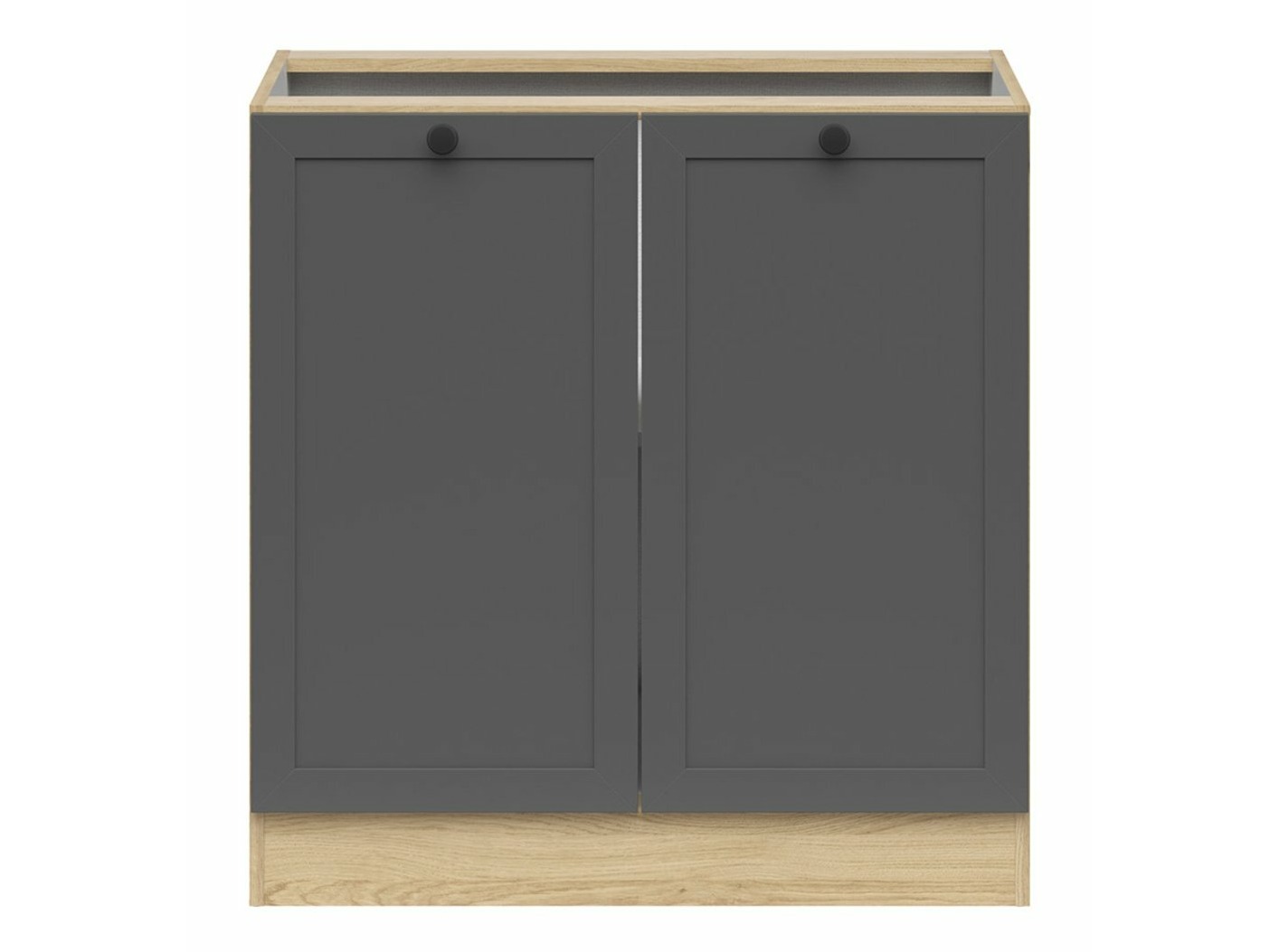 Modulaire kast met deuren Classic Grey Oak 102