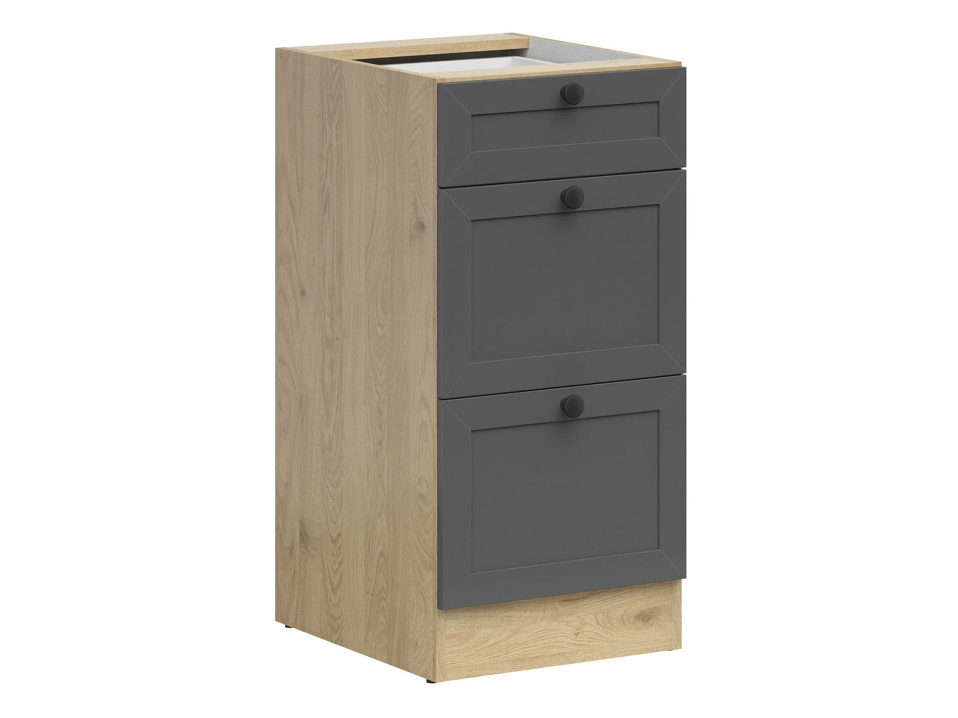 Modulaire kast met lades Classic Grey Oak 107