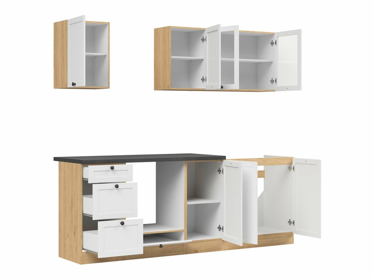 Modulaire keukenset Classic White Oak 121