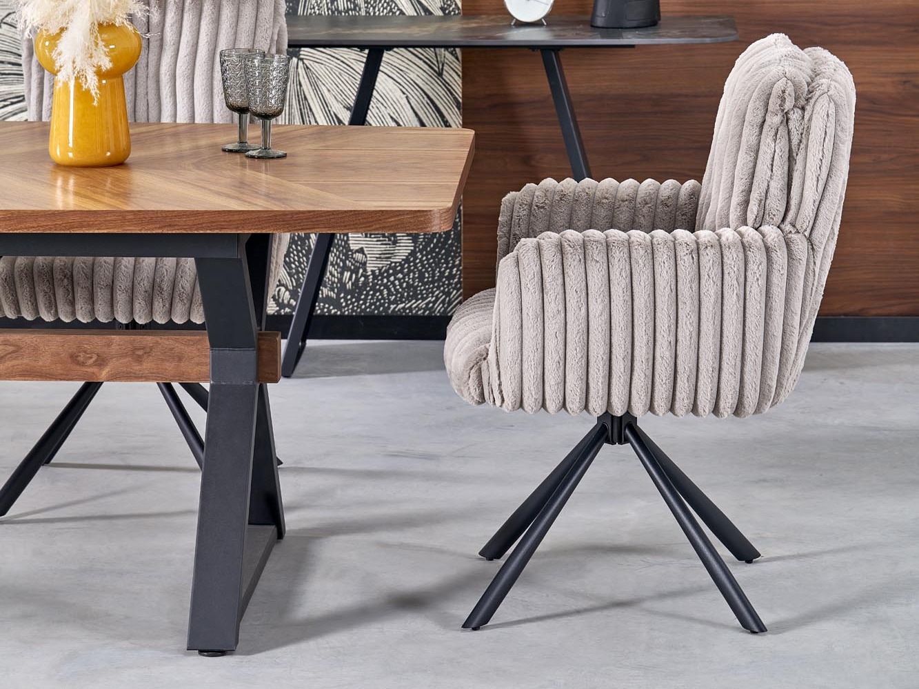 Stoel Houston 2015 (Grijs + Zwart)