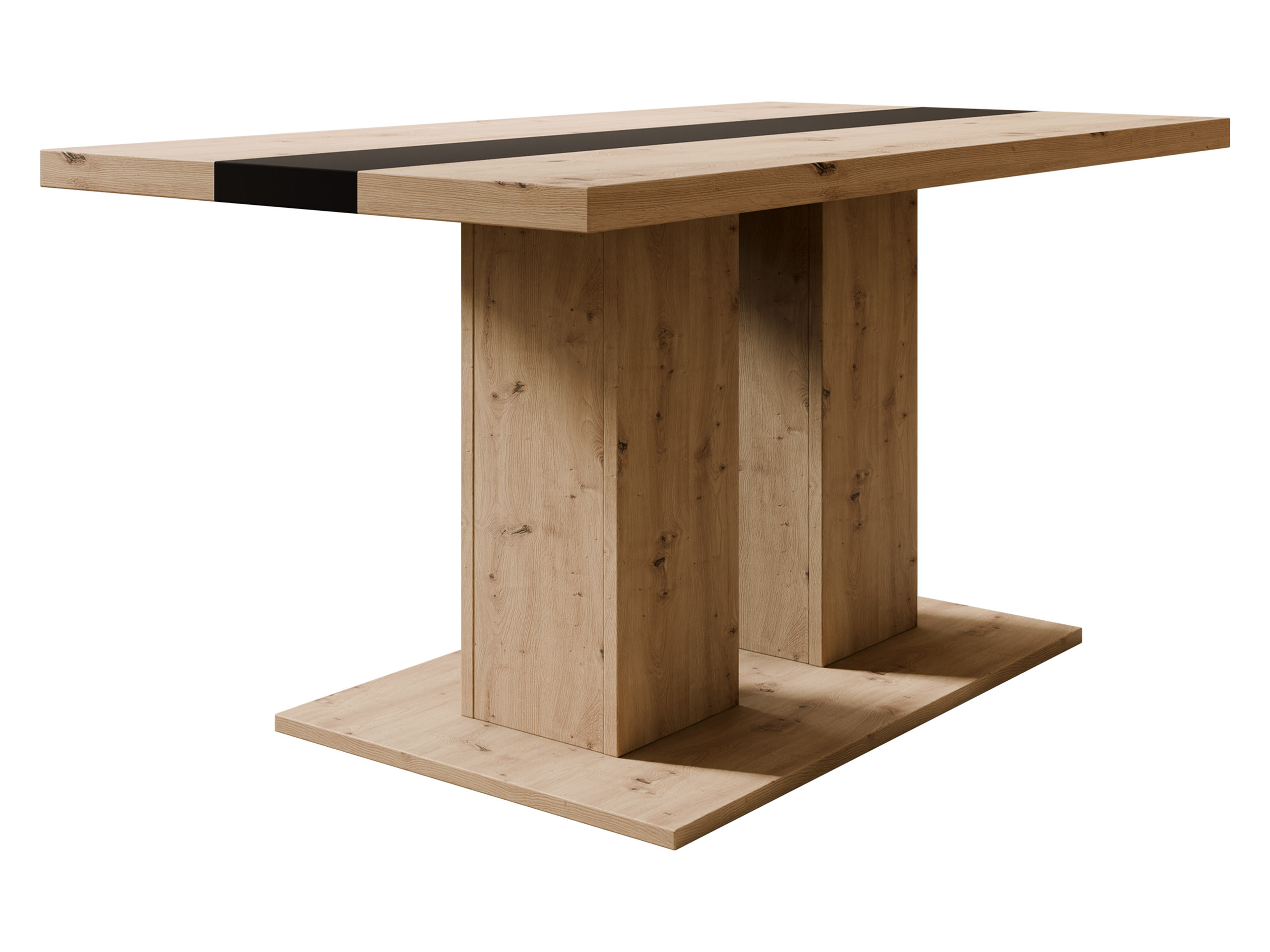 Salontafel Tucson 147 (Artisan eiken + Zwart)