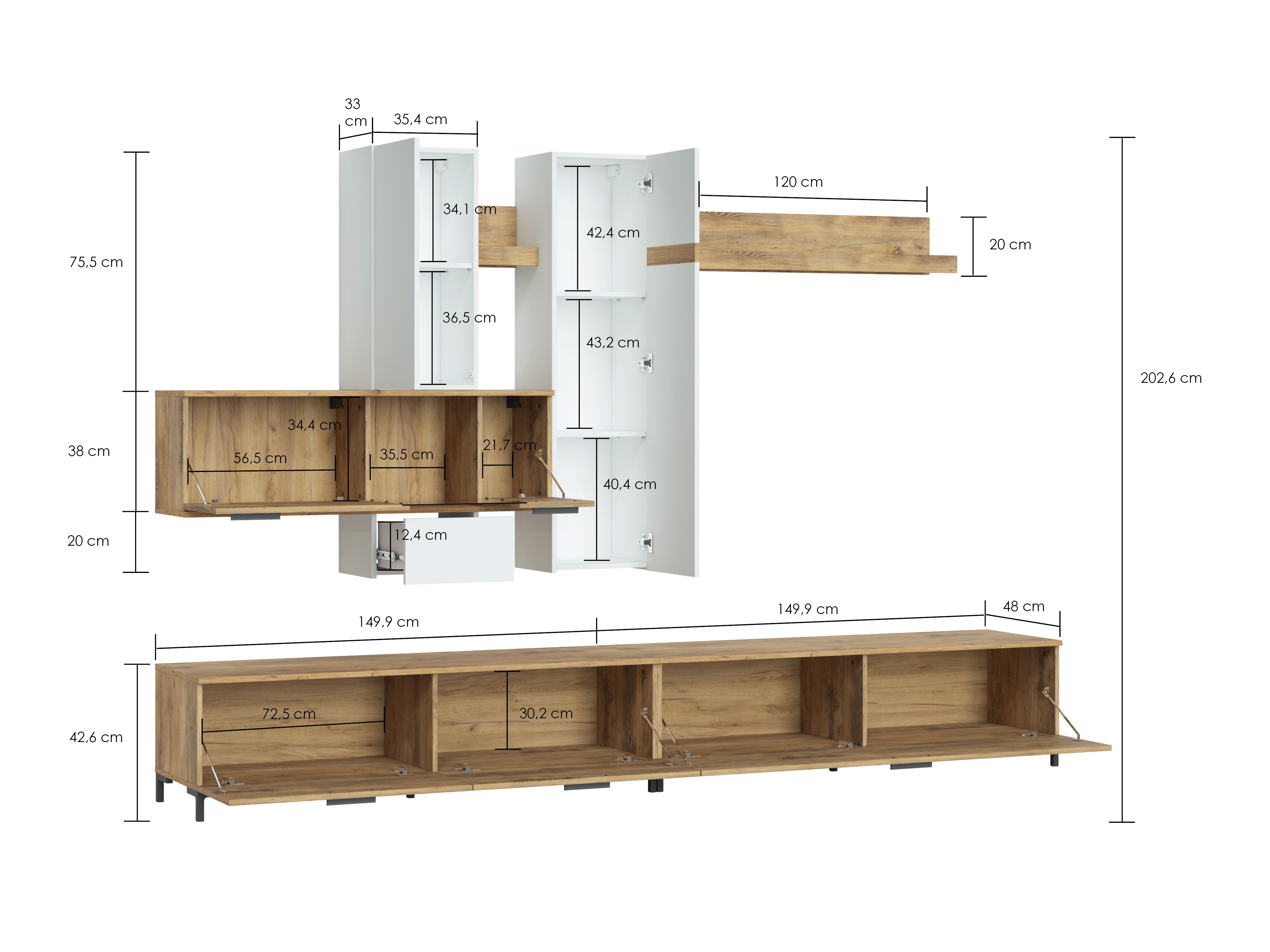 Woonkamerset Ontario 159
