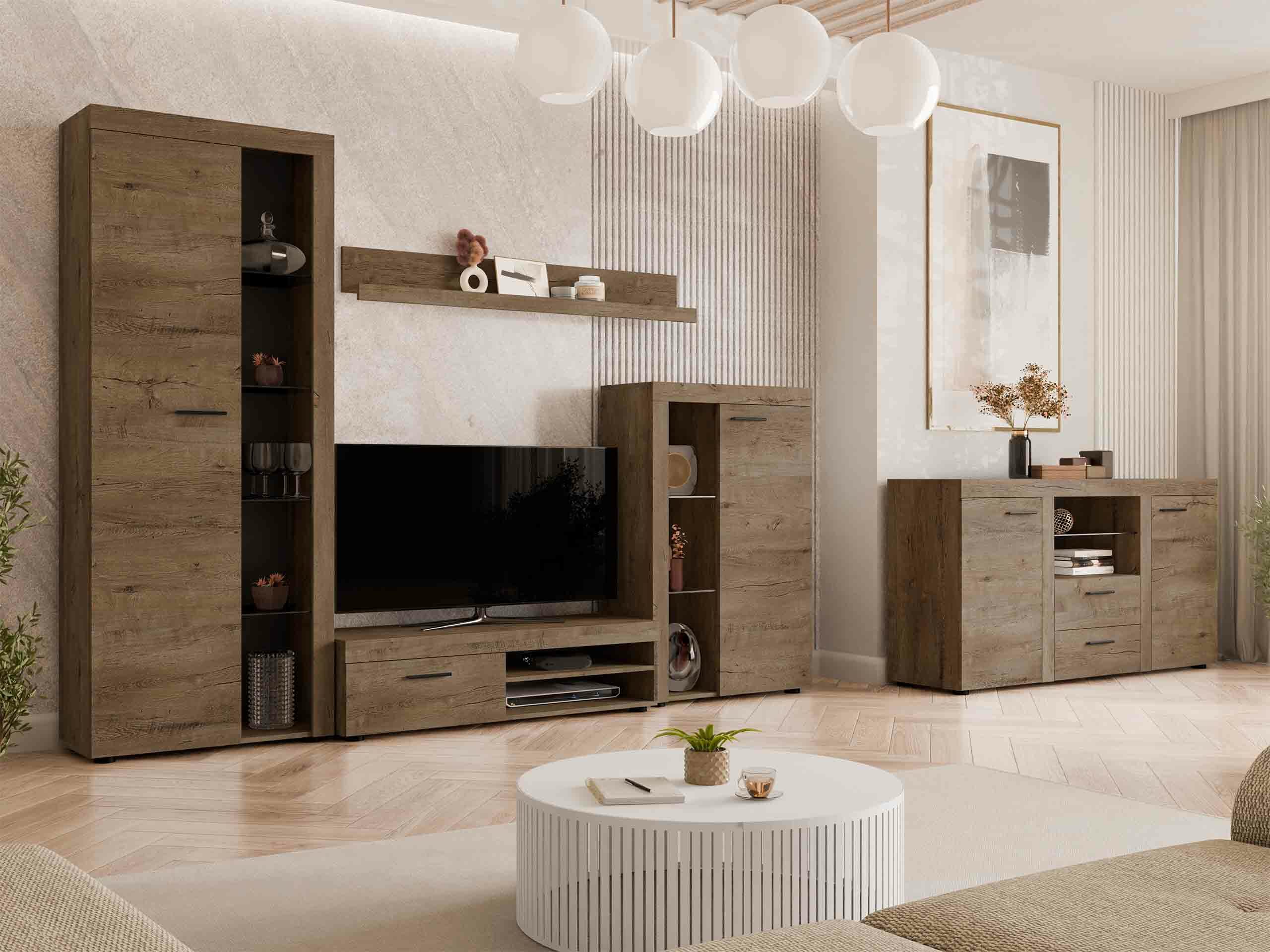 Woonkamerset Soca I (Lefkas eik)