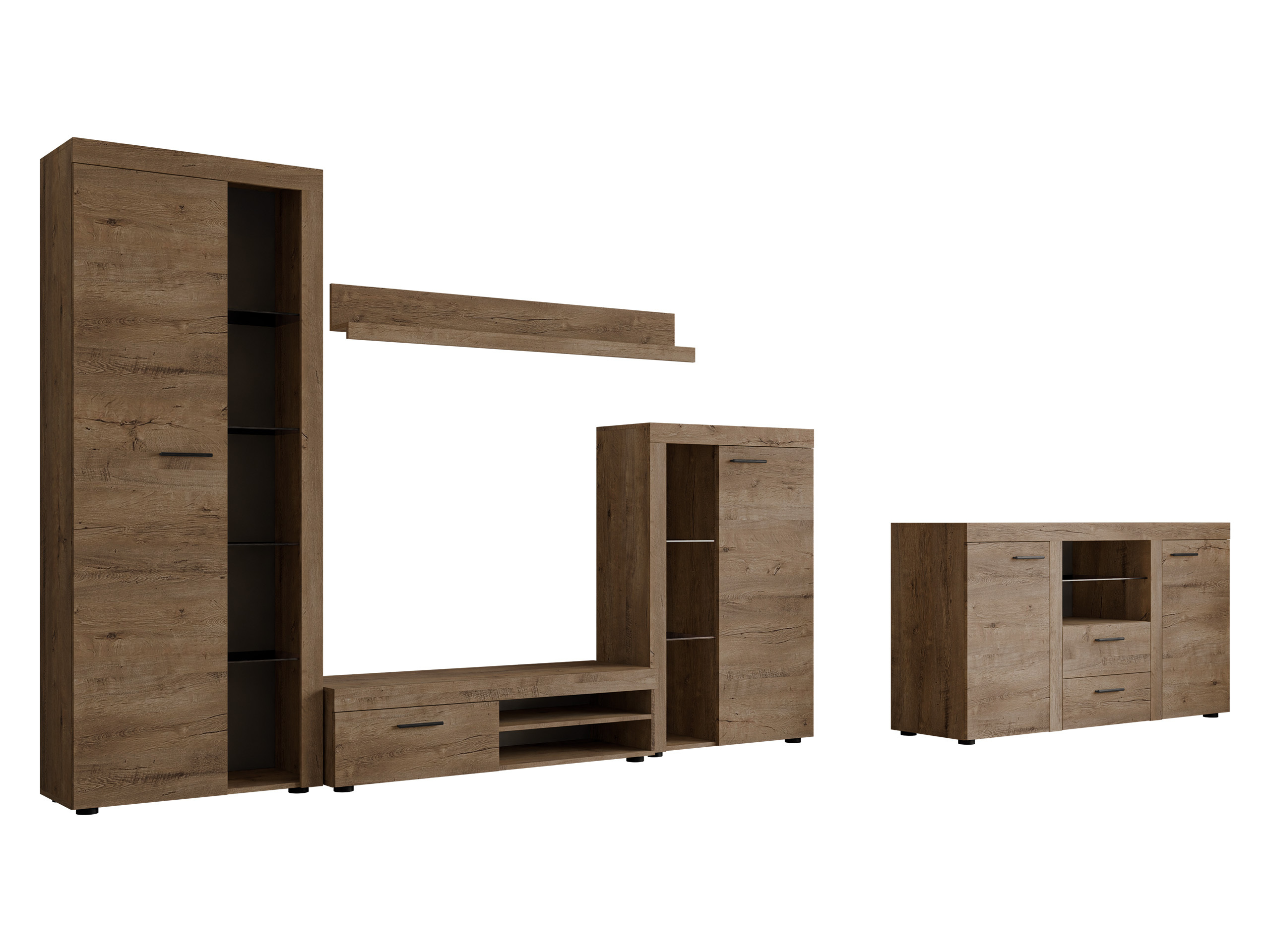 Woonkamerset Soca I (Lefkas eik)