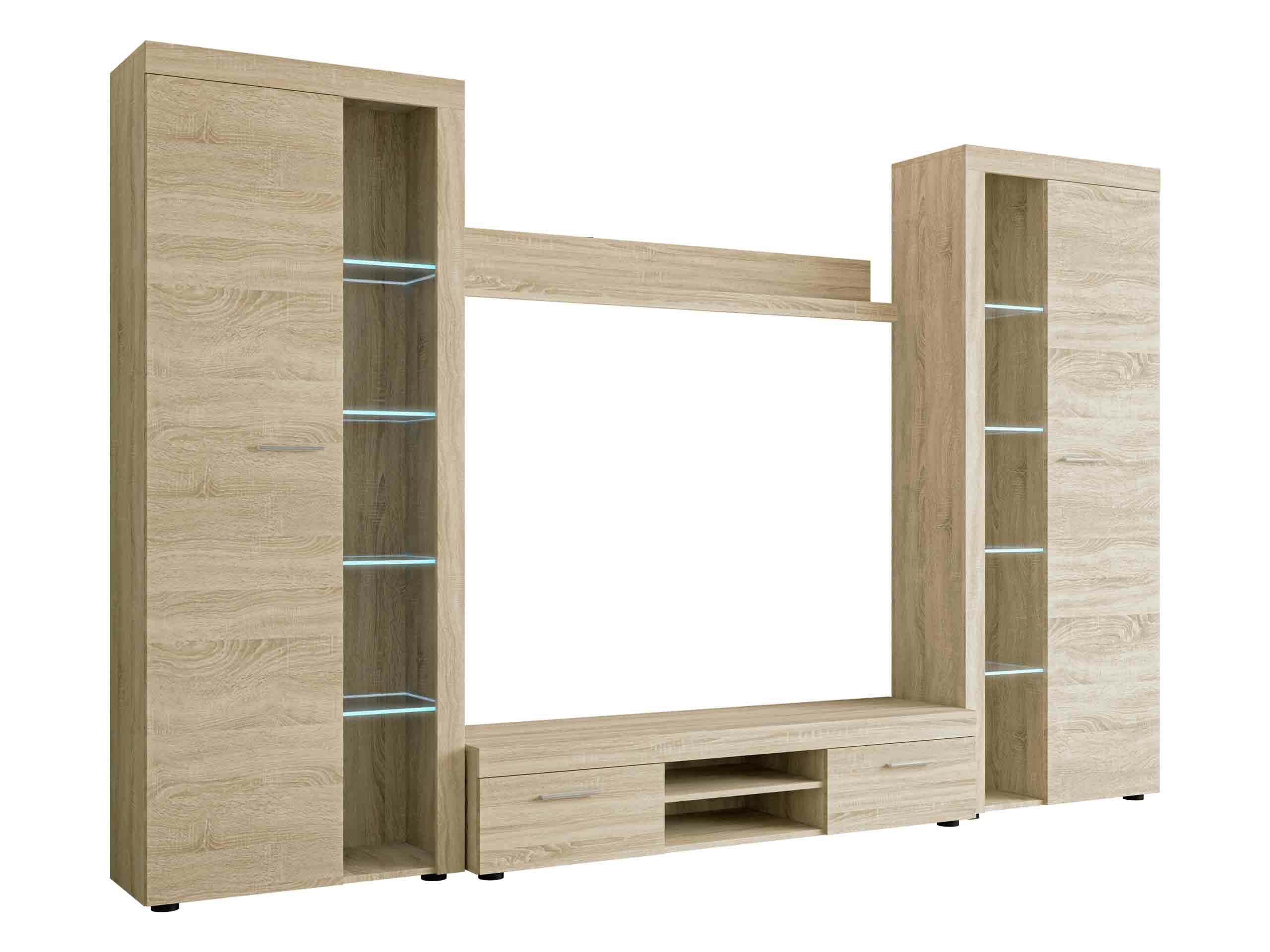 Woonkamerset Soca II (Sonoma eik)