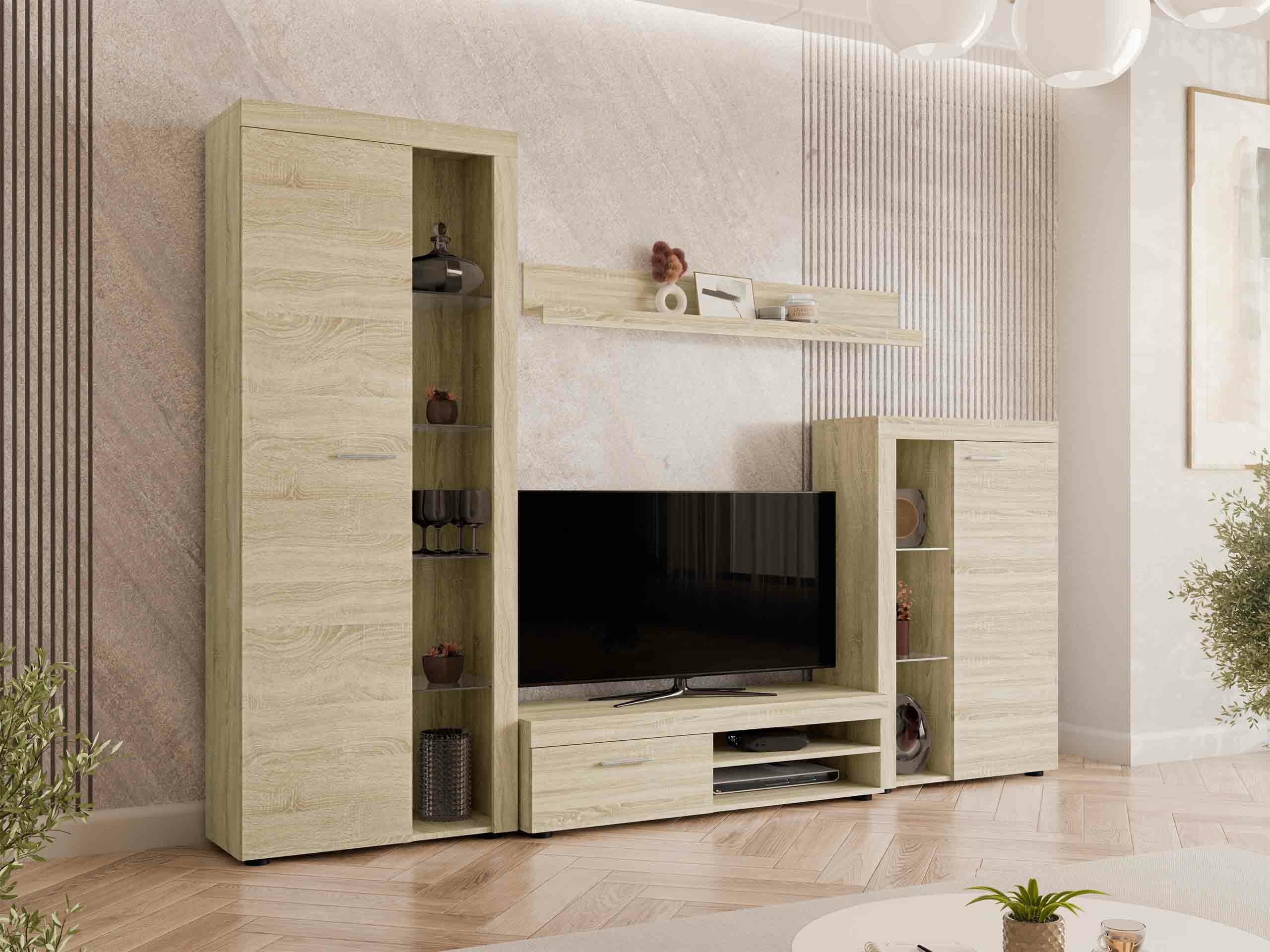 Woonkamerset Tucson 103 (Sonoma eik)