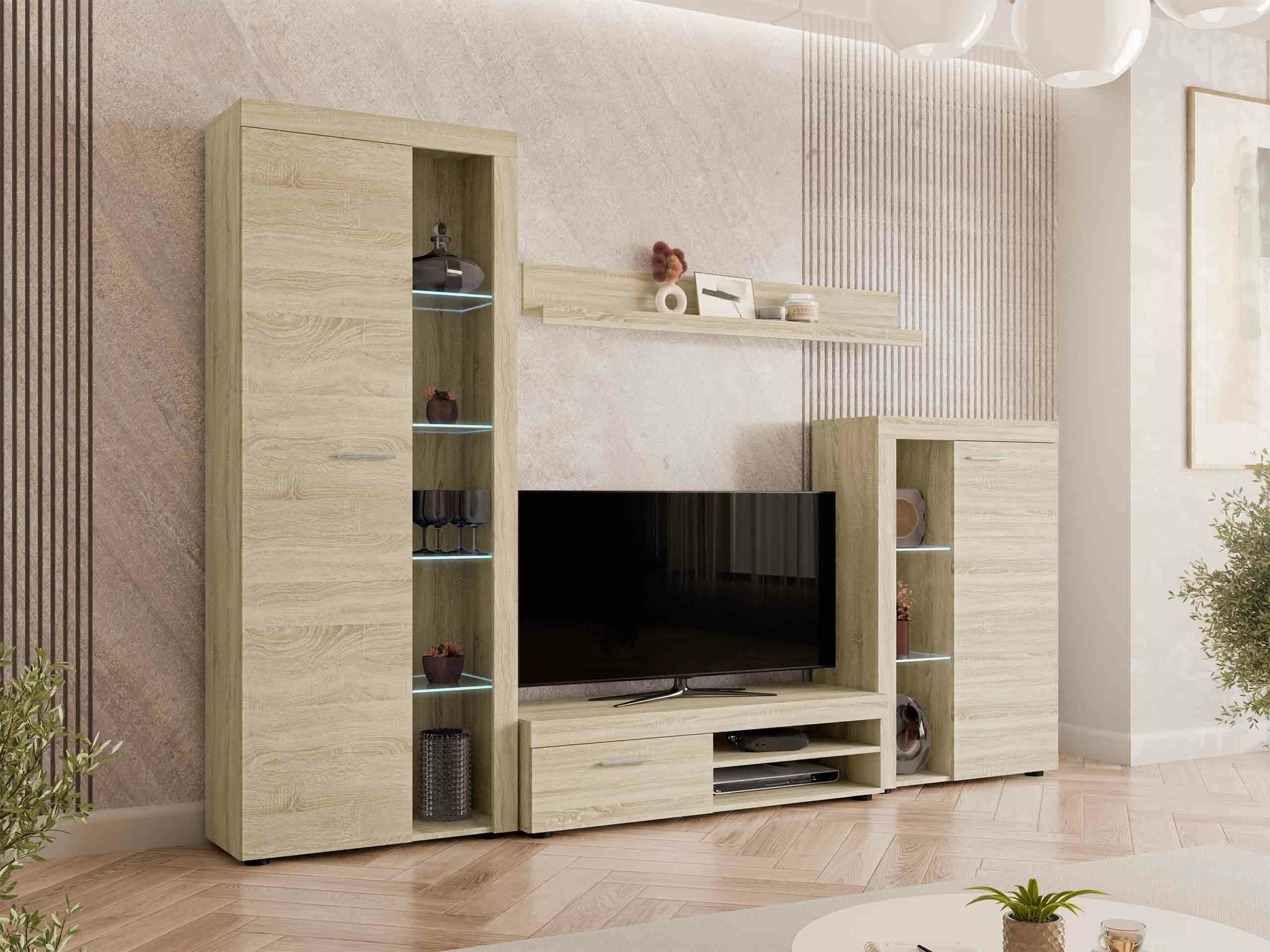 Woonkamerset Tucson 103 (Sonoma eik)