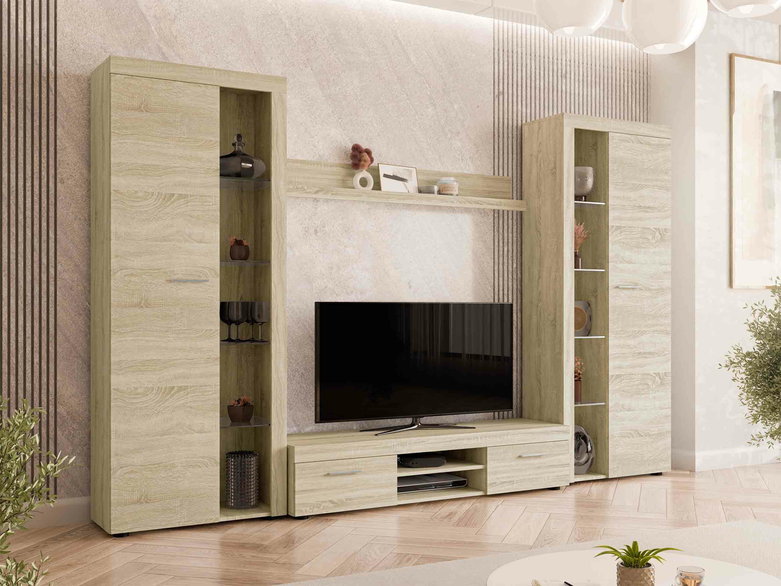 Woonkamerset Tucson 107 (Sonoma eik)