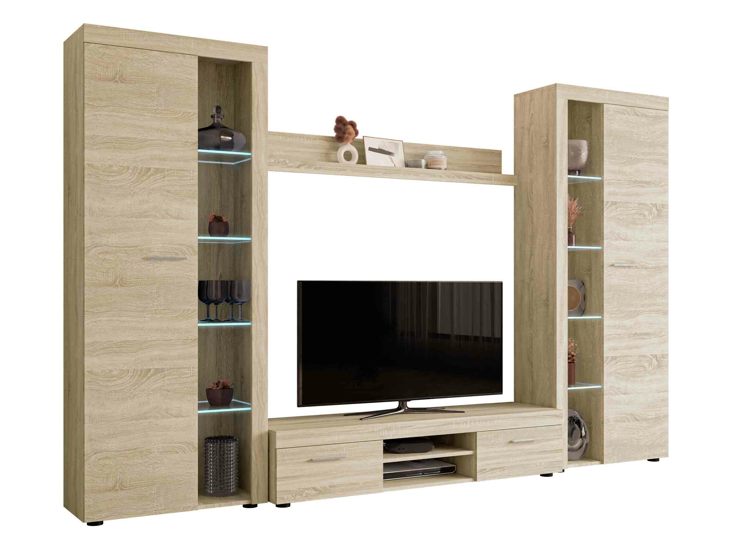 Woonkamerset Tucson 107 (Sonoma eik)