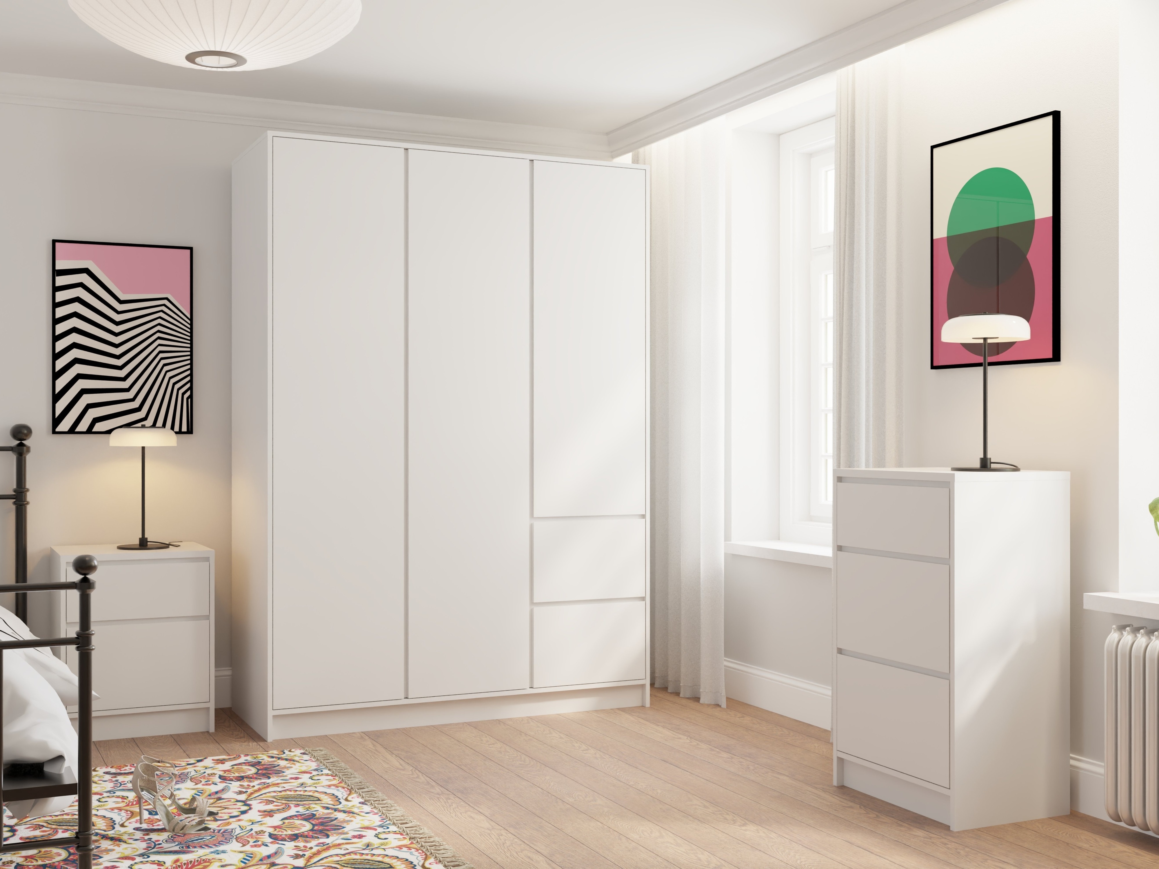 Ladekast Mervese 101 (Wit)