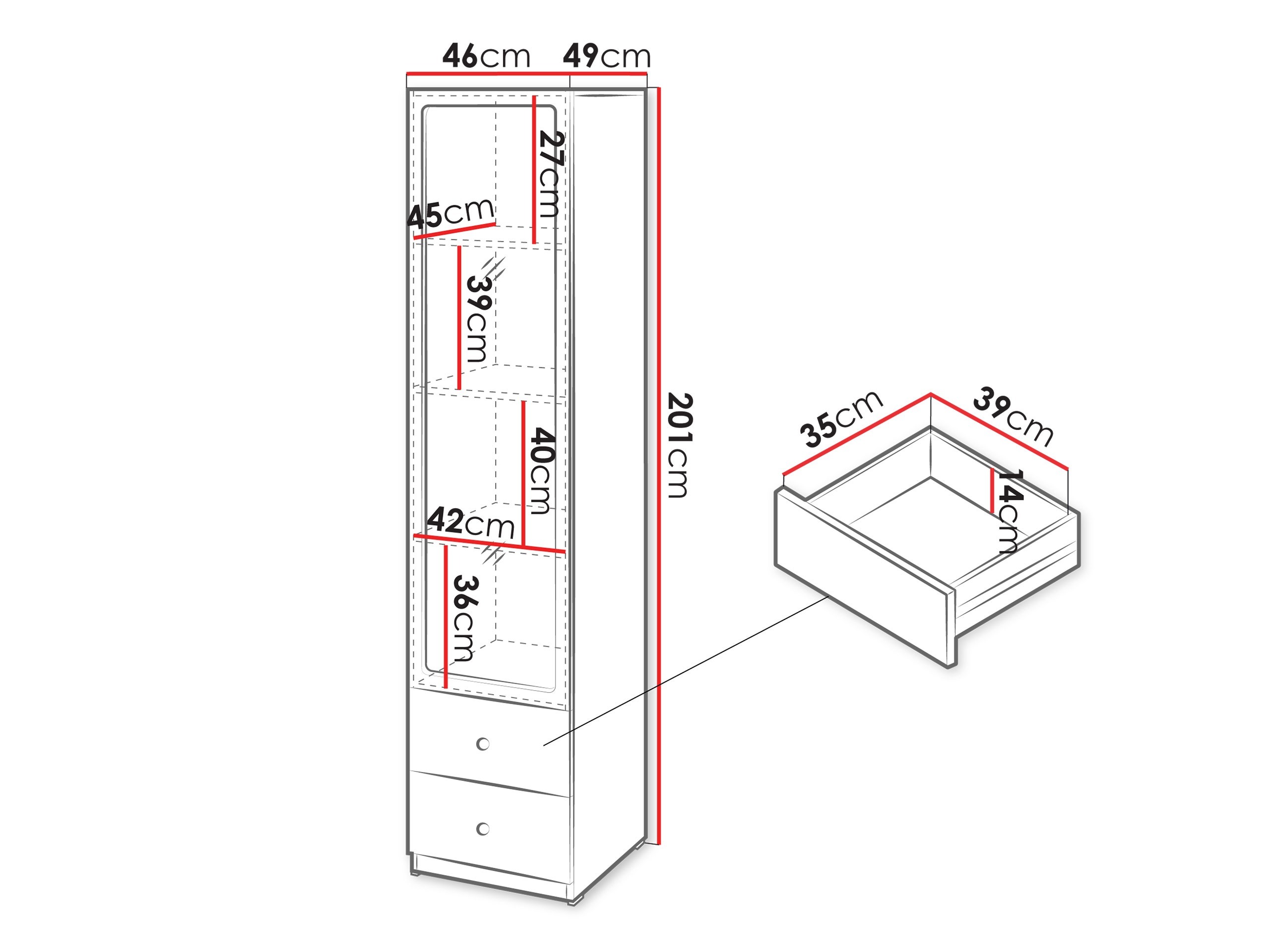 Boekenkast Comfivo Lenitas