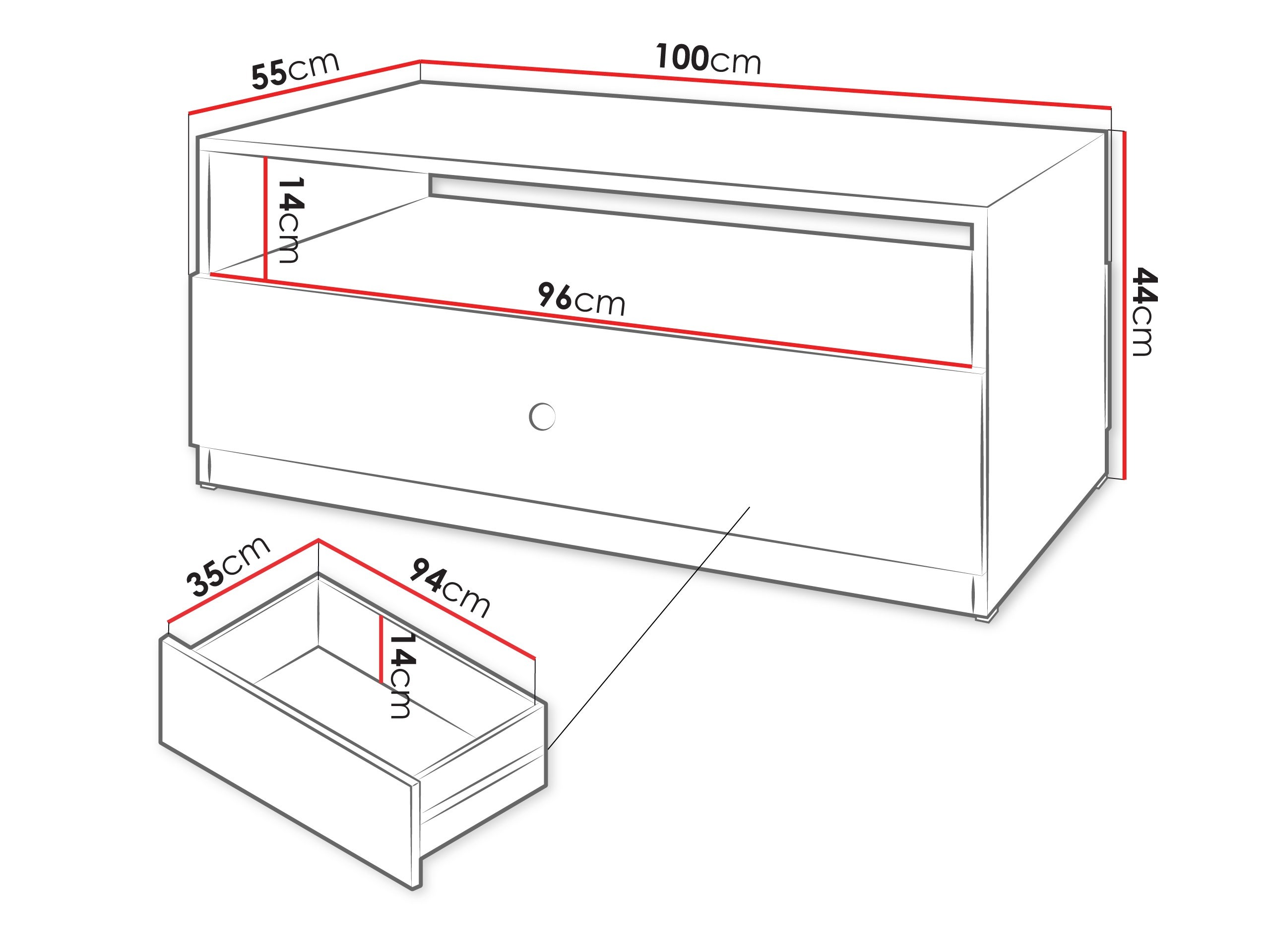 Salontafel Comfivo Meleti 106