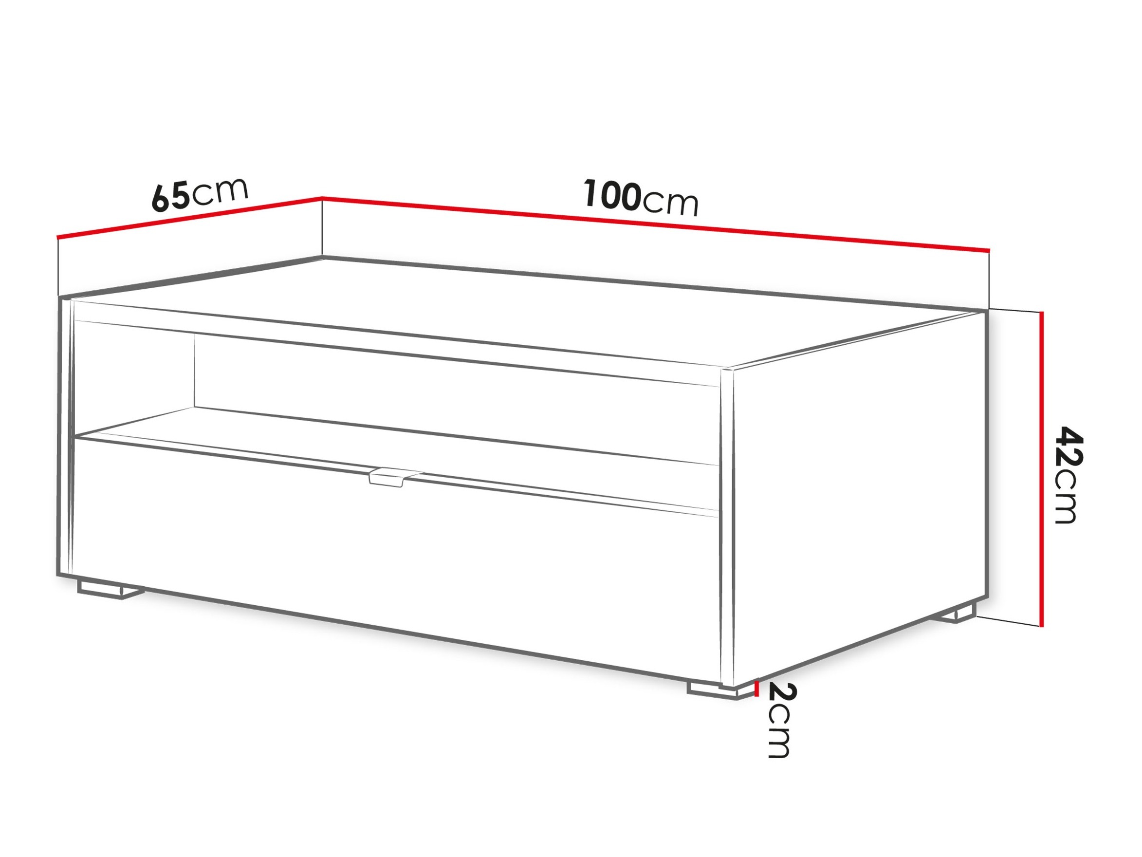 Salontafel Comfivo Vomoro 103