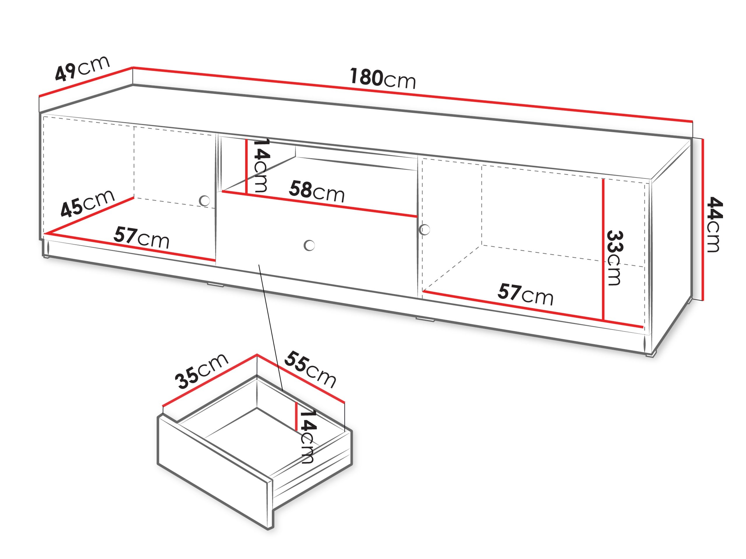 TV-meubel Comfivo Meleti 102