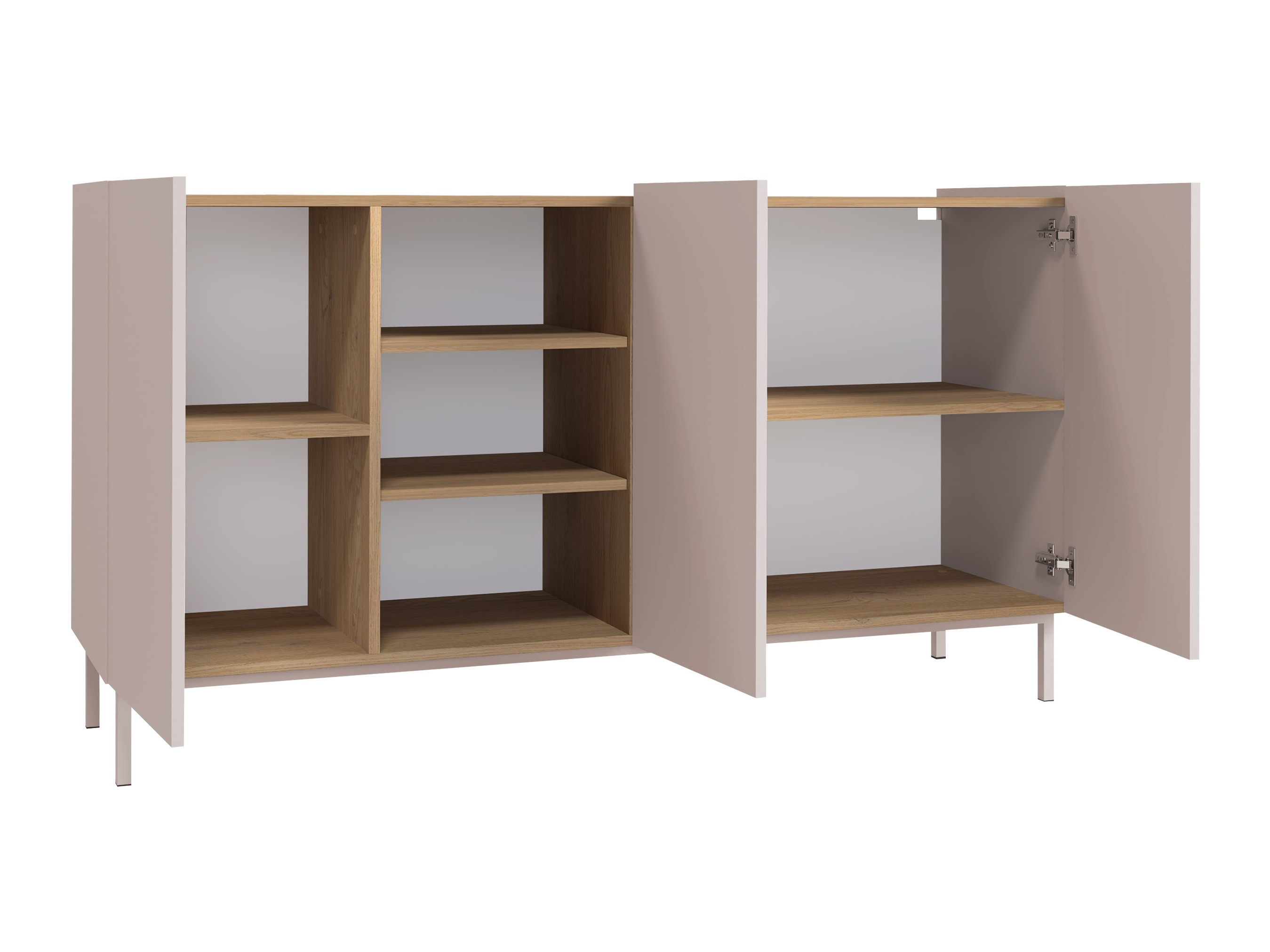 Dressoir Veldome 100 (Kasjmier + Cremona eiken)
