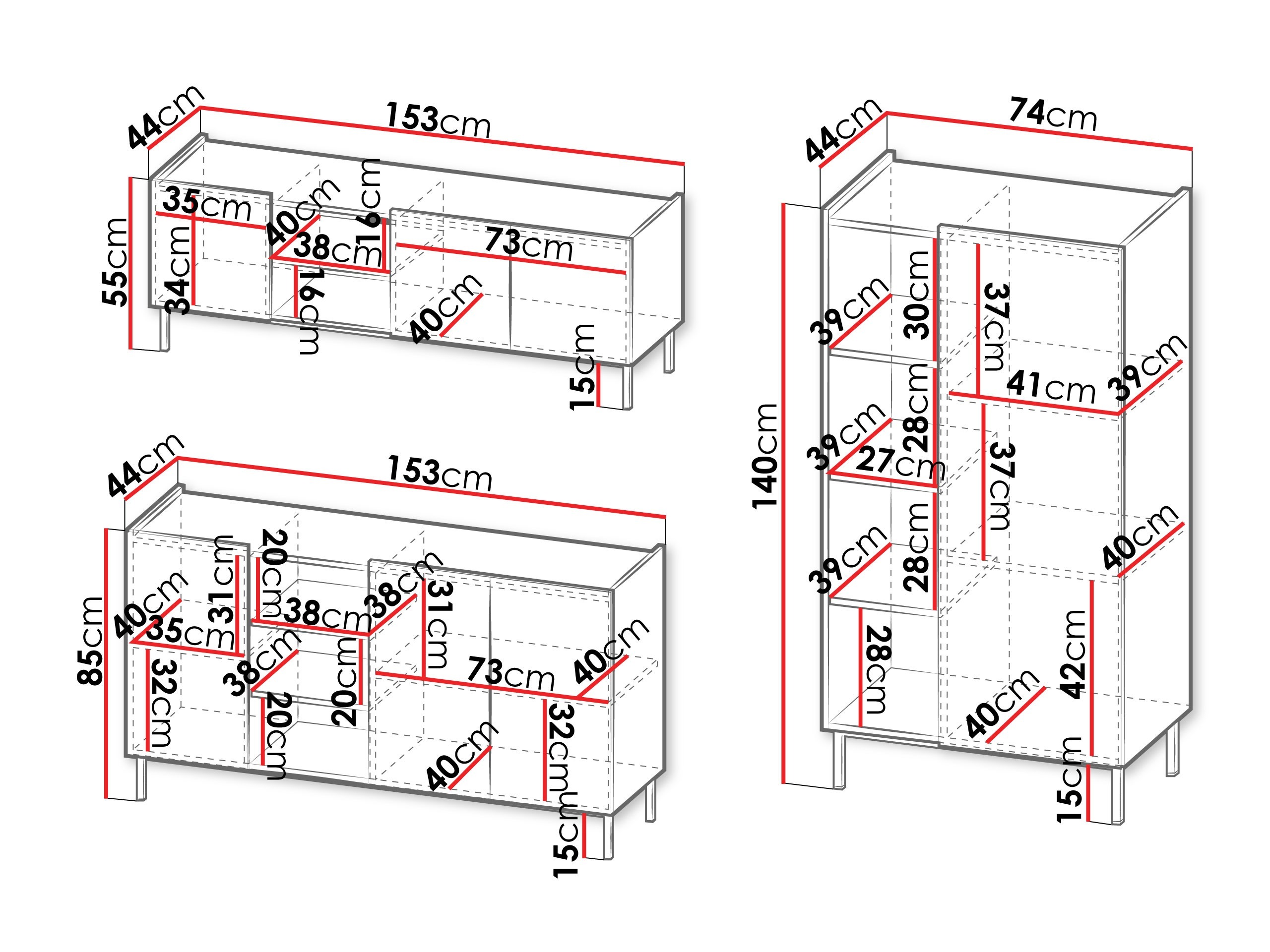 Woonkamerset Veldome 103 (Kasjmier + Eiken)