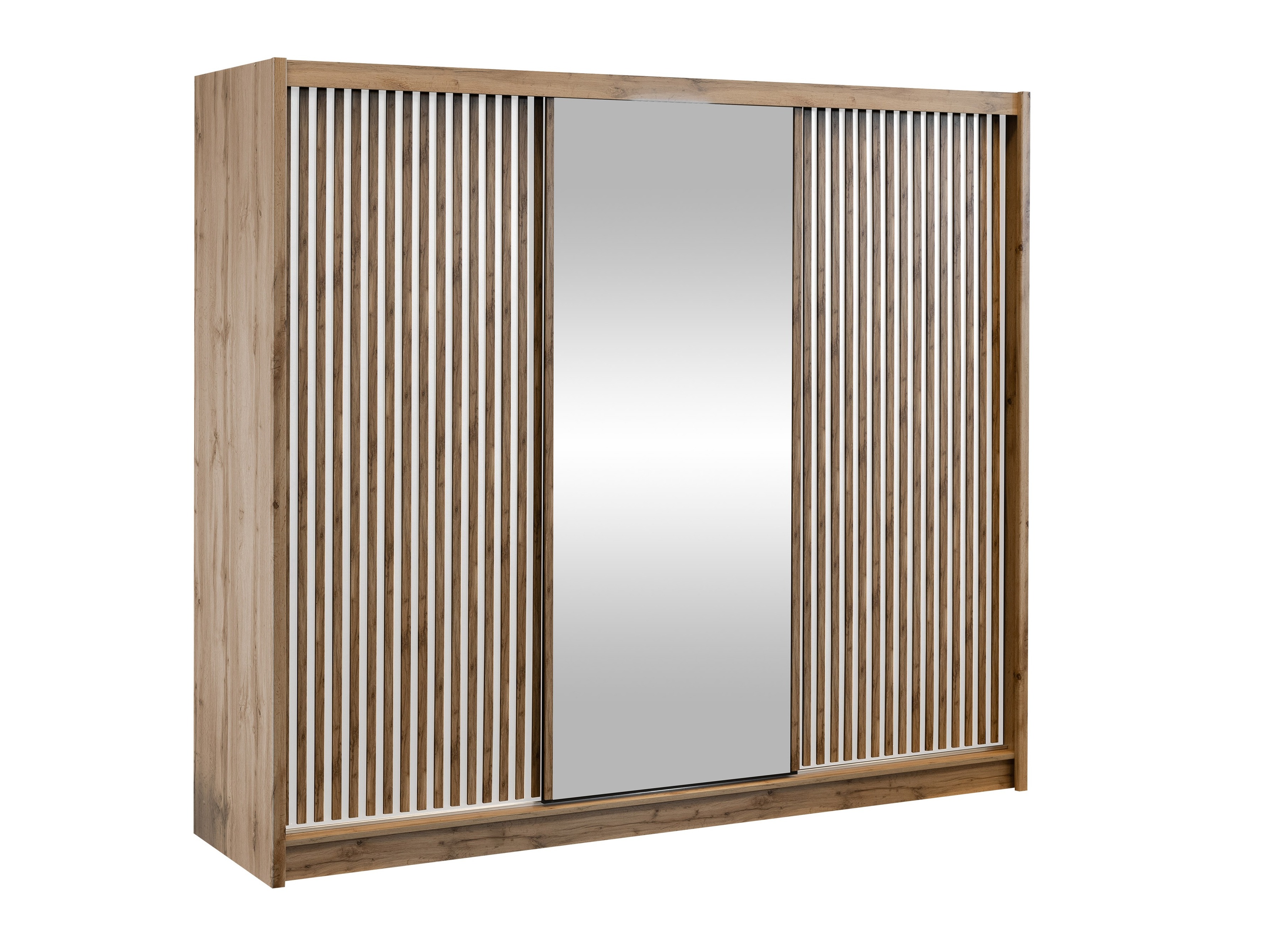 Kledingkast Gemes I (Wotan eik + Wit)