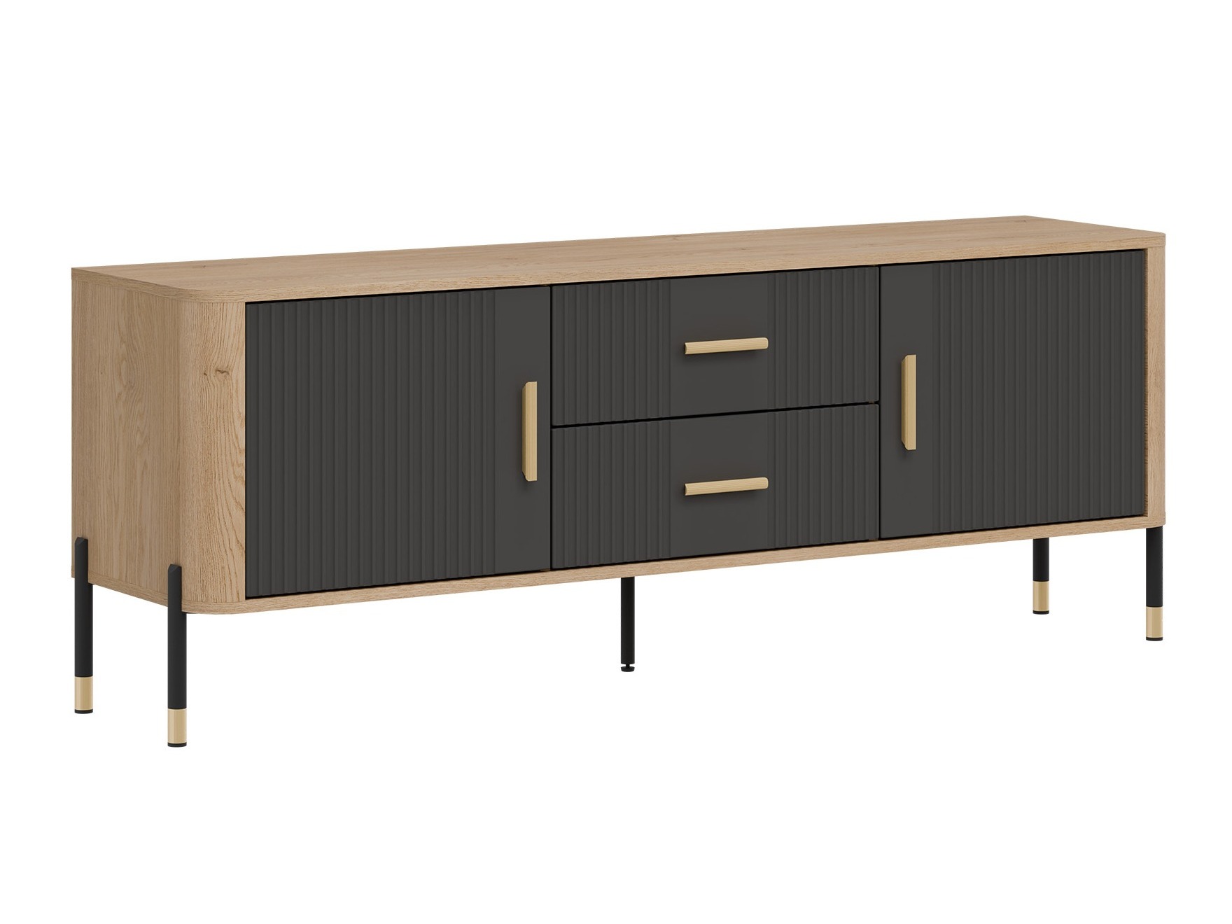 TV-meubel Flosora 103 (Antraciet)