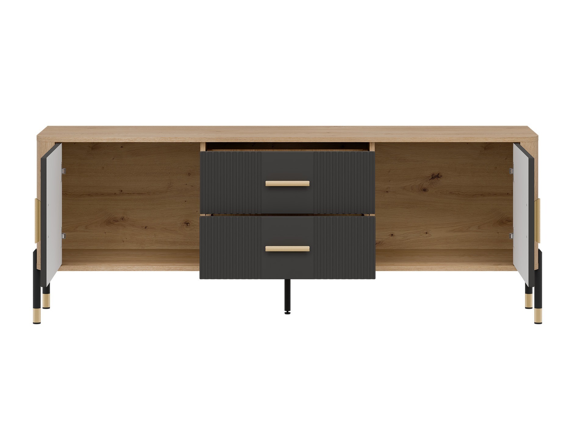 TV-meubel Flosora 103 (Antraciet)