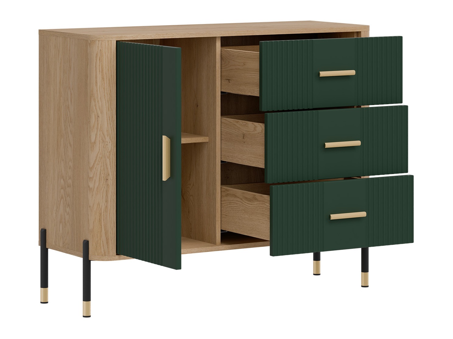 Ladekast Flosora 107 (Groen)