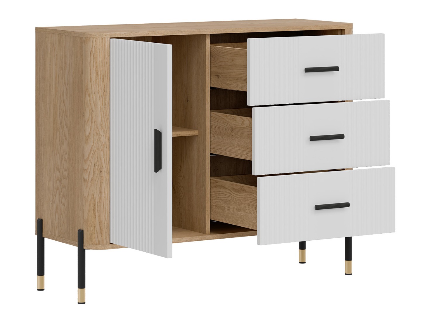 Ladekast Flosora 107 (Wit)