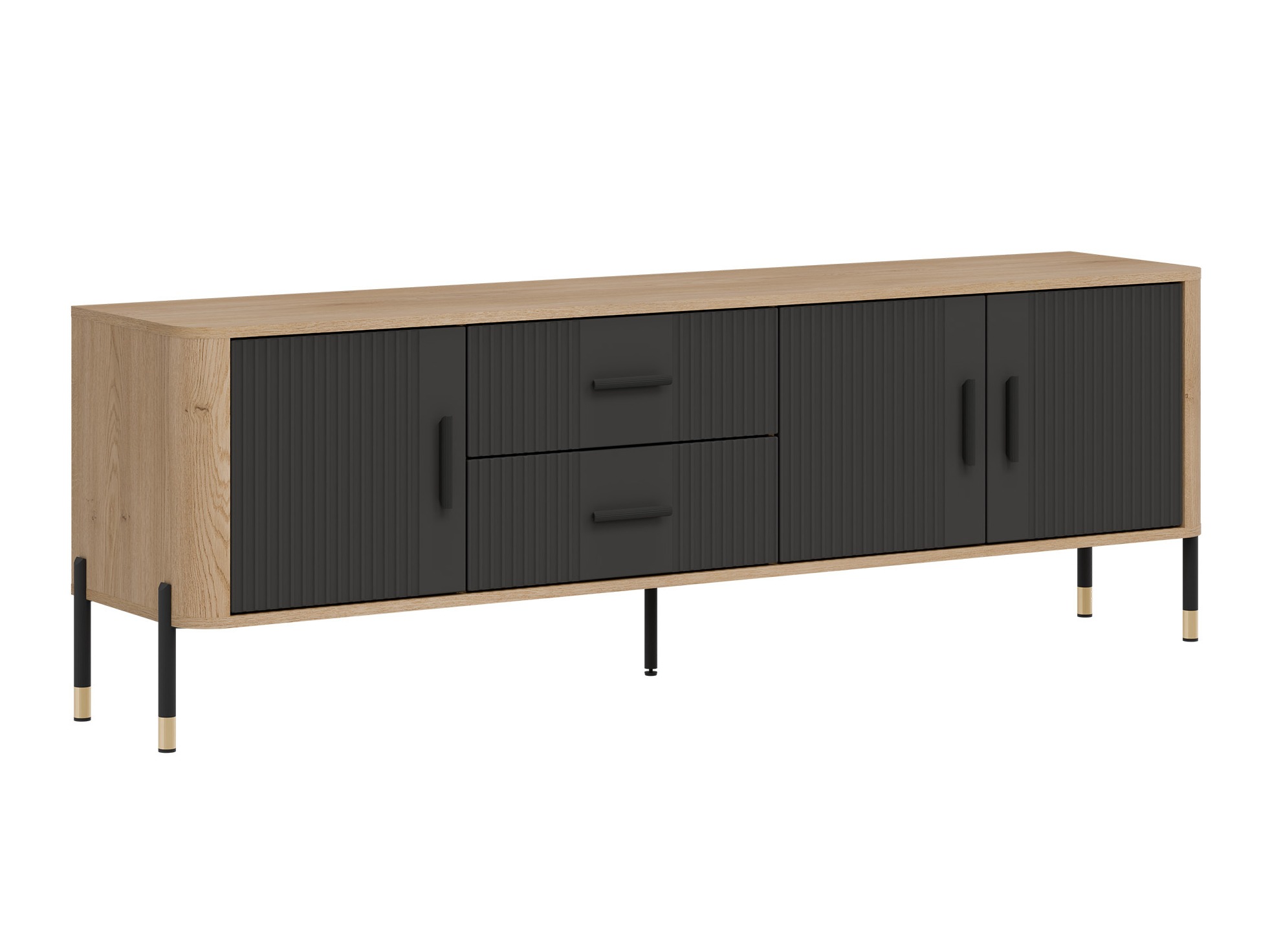 TV-meubel Flosora 105 (Antraciet)