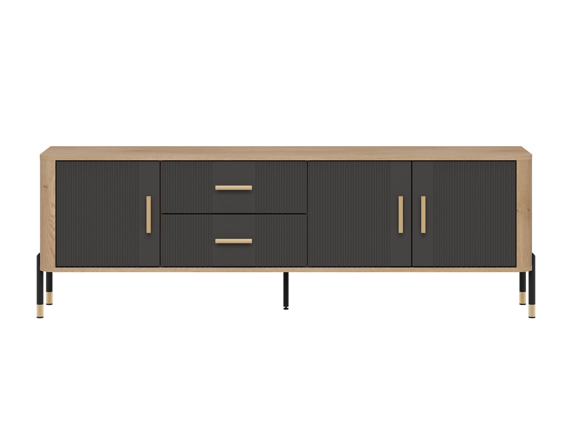 TV-meubel Flosora 105 (Antraciet)