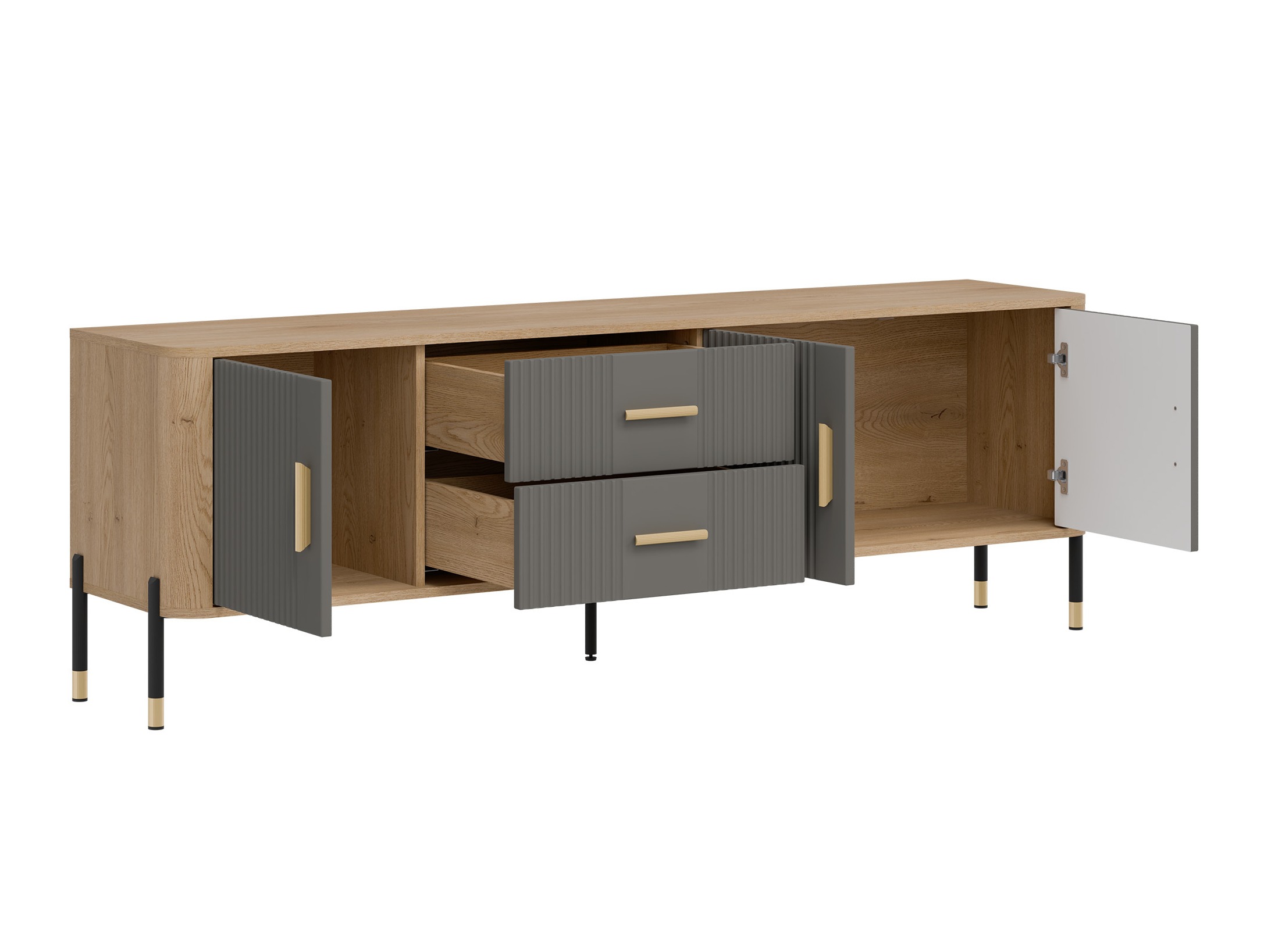 TV-meubel Flosora 105 (Grijs)