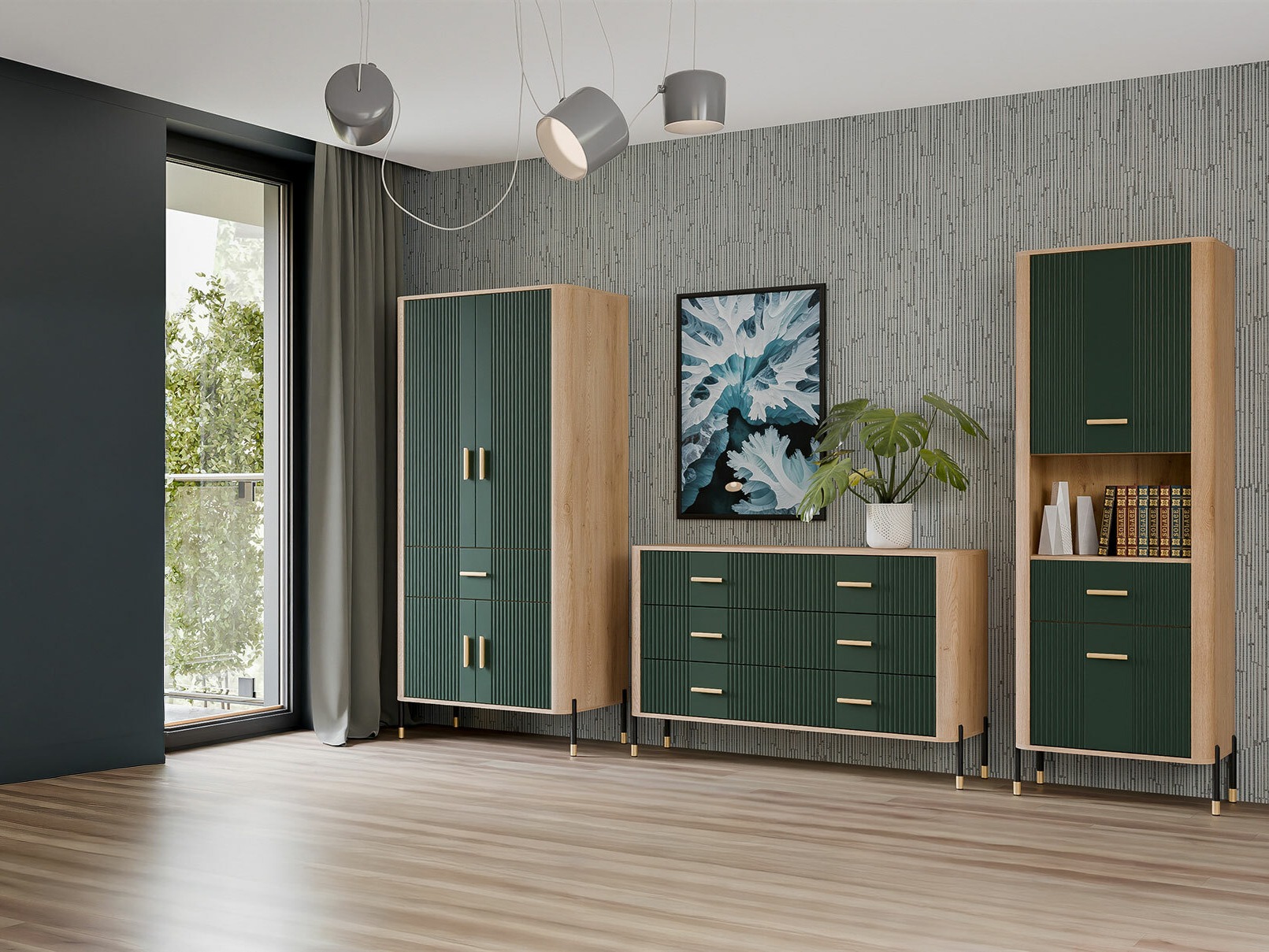 Ladekast Flosora 111 (Groen)