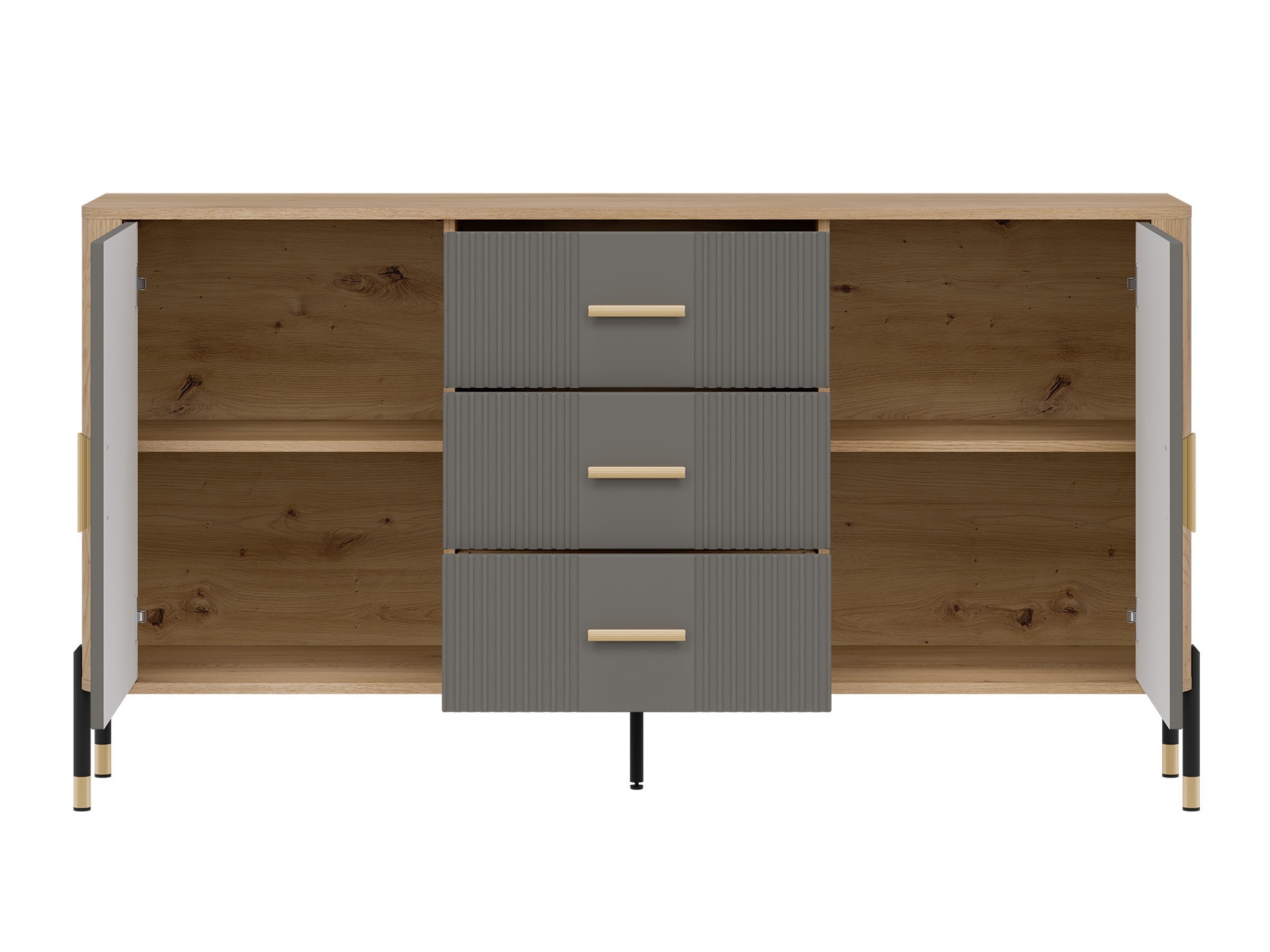 Ladekast Flosora 113 (Grijs)