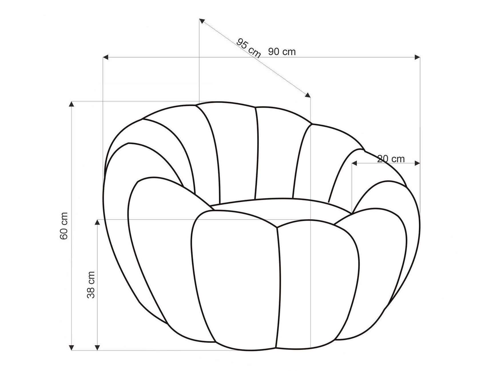 Fauteuil Houston 2018 (Beige)
