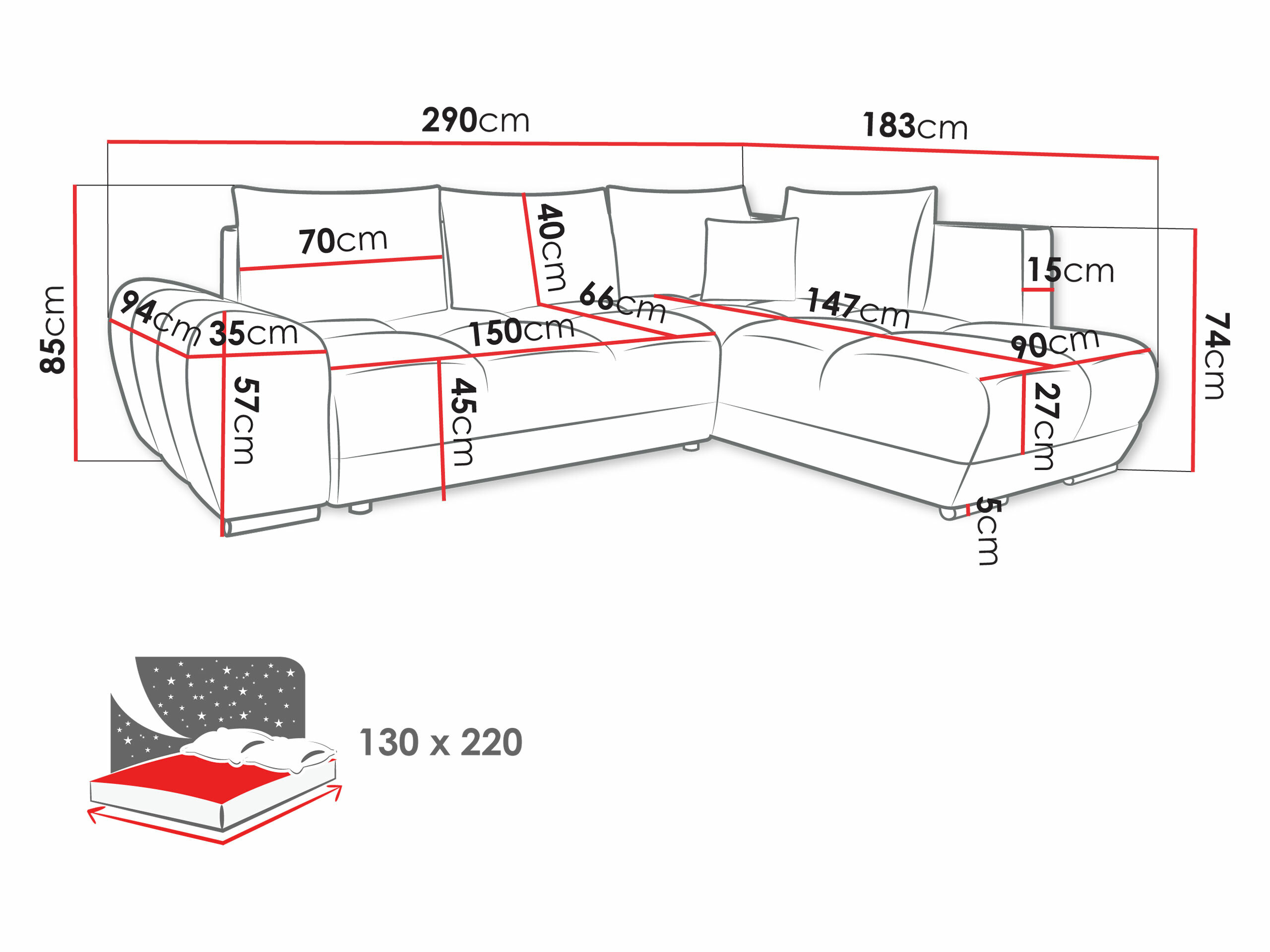 Hoekbank Camden 107 (Velo 633)
