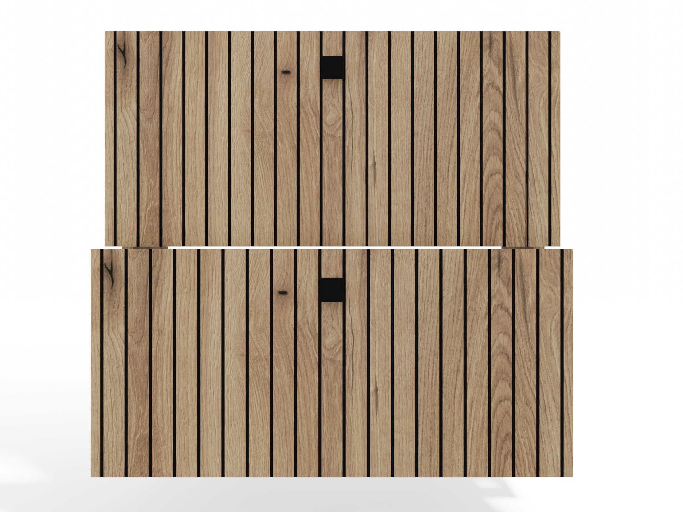Hangend badkamermeubel voor wastafel Mandeville 314 (Eiken)