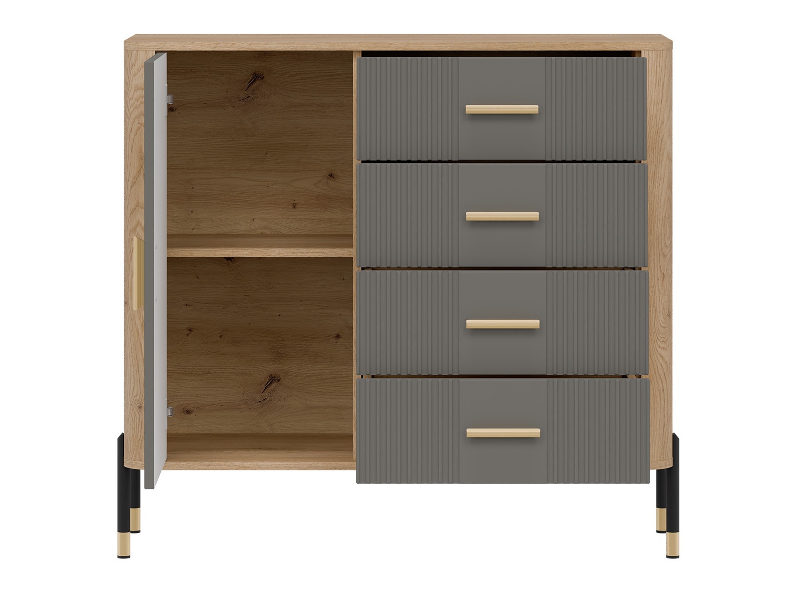 Ladekast Flosora 117 (Grijs)