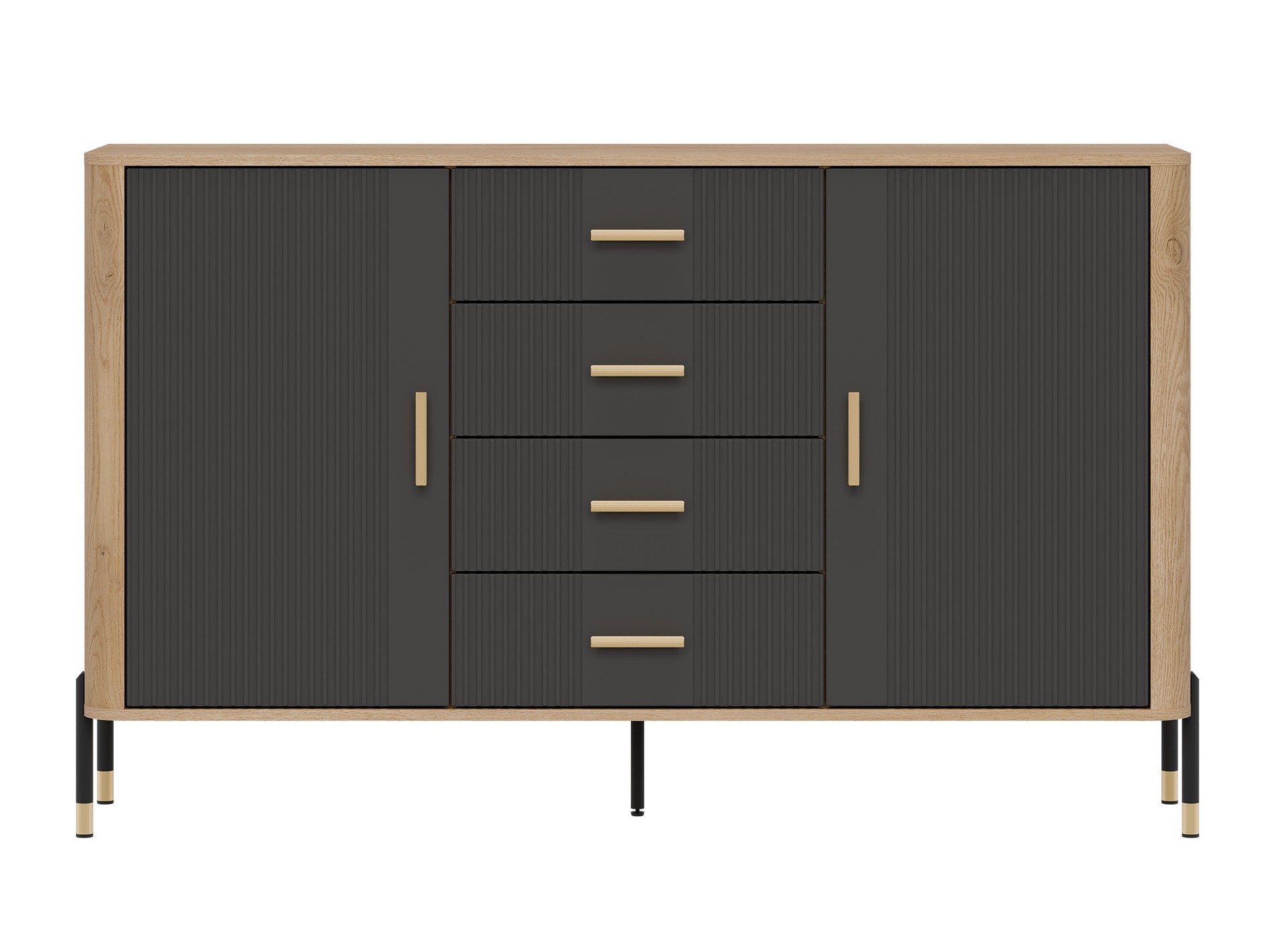 Ladekast Flosora 119 (Antraciet)