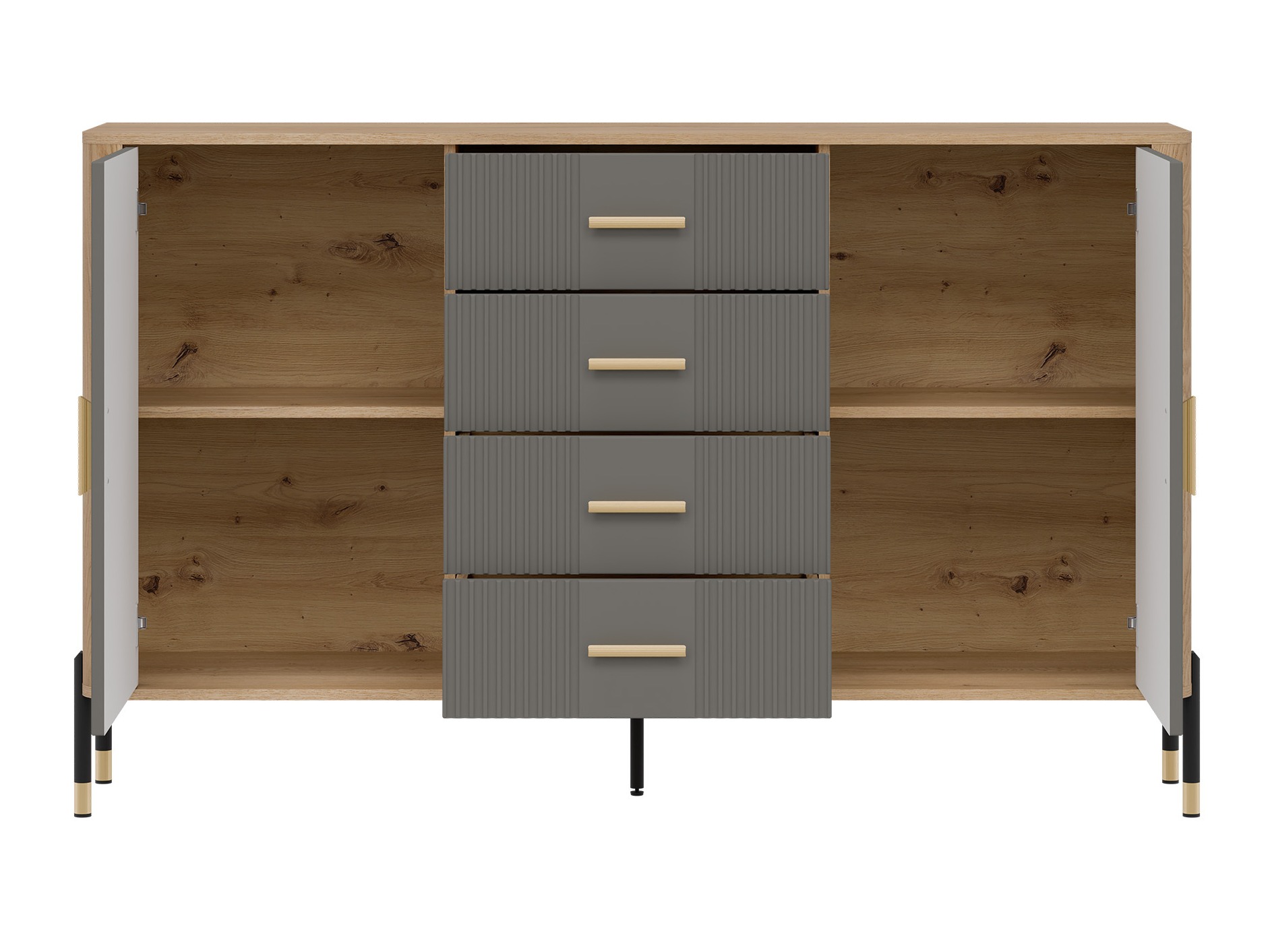 Ladekast Flosora 119 (Grijs)