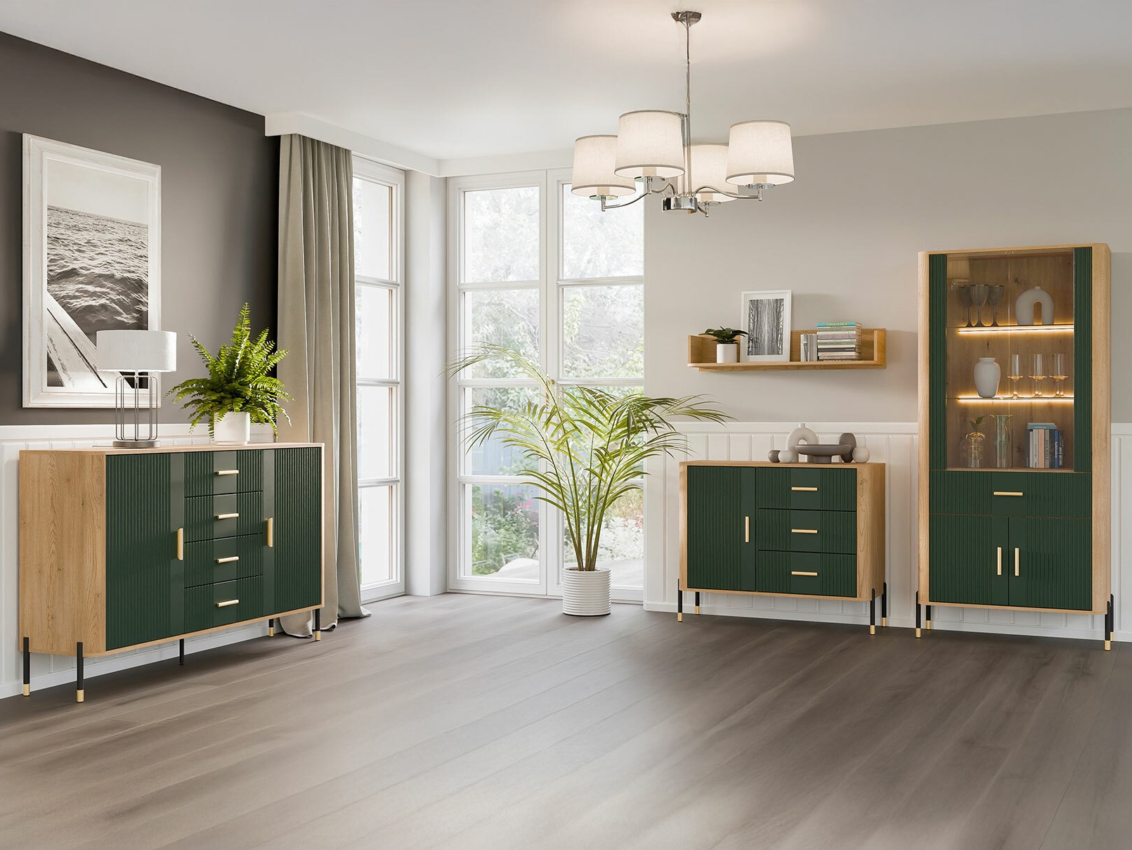 Ladekast Flosora 119 (Groen)