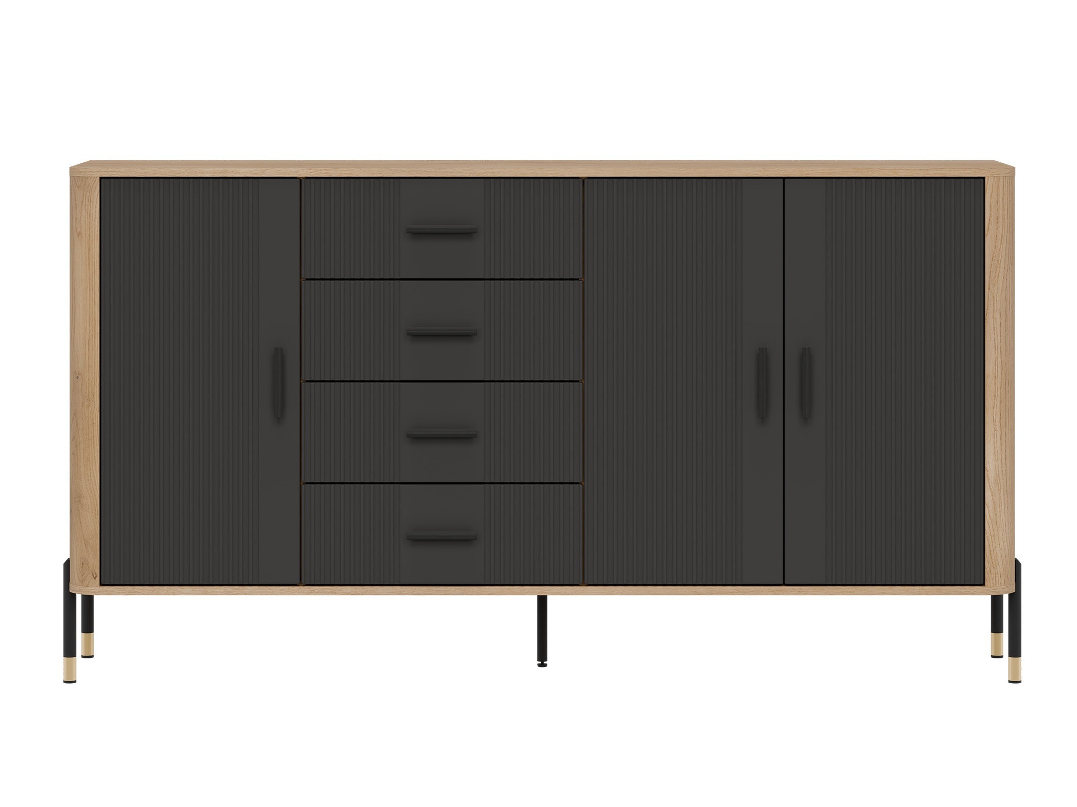 Ladekast Flosora 121 (Antraciet)